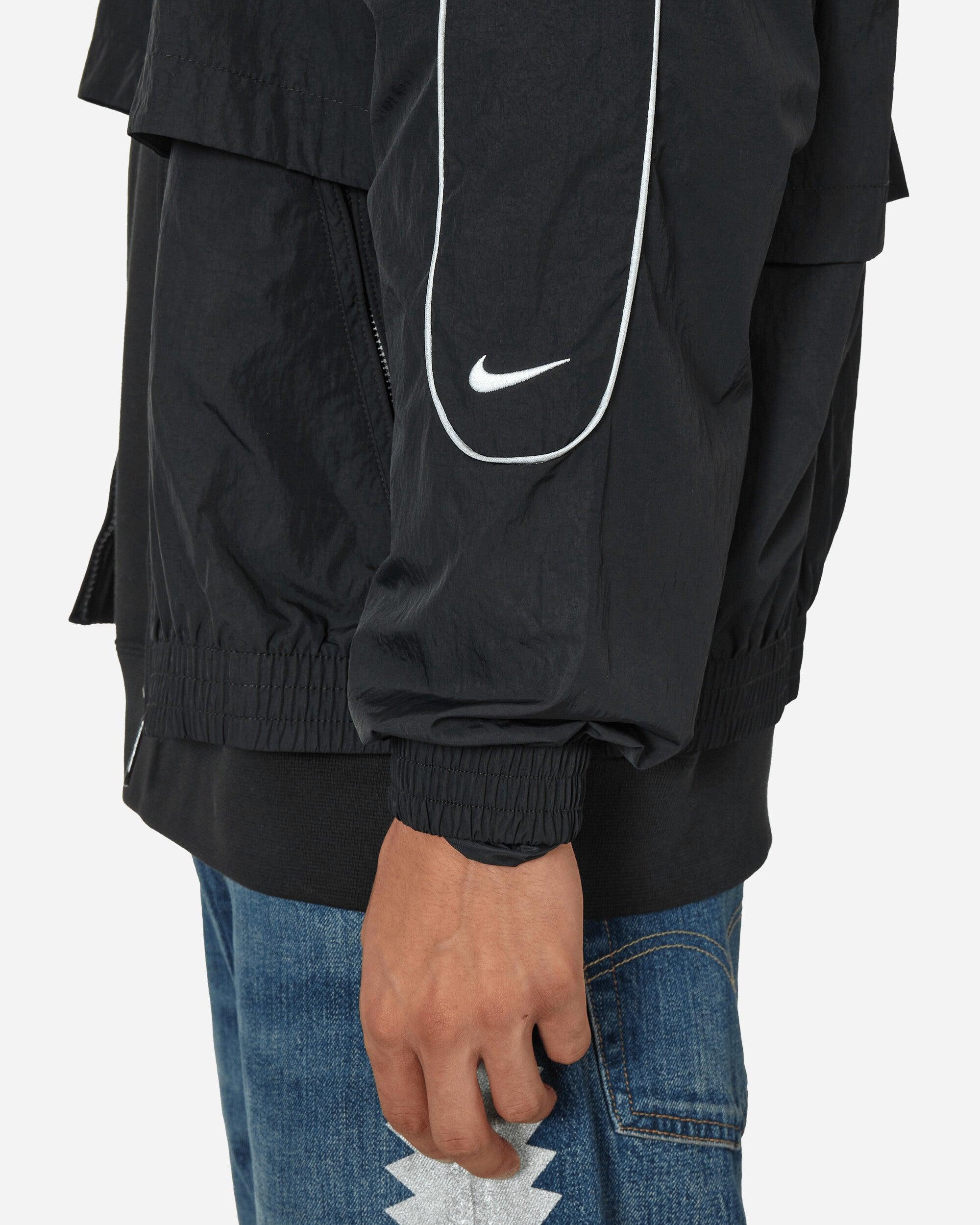 Nike Sportswear Solo Swoosh Woven Tracksuit Jacket in Black
