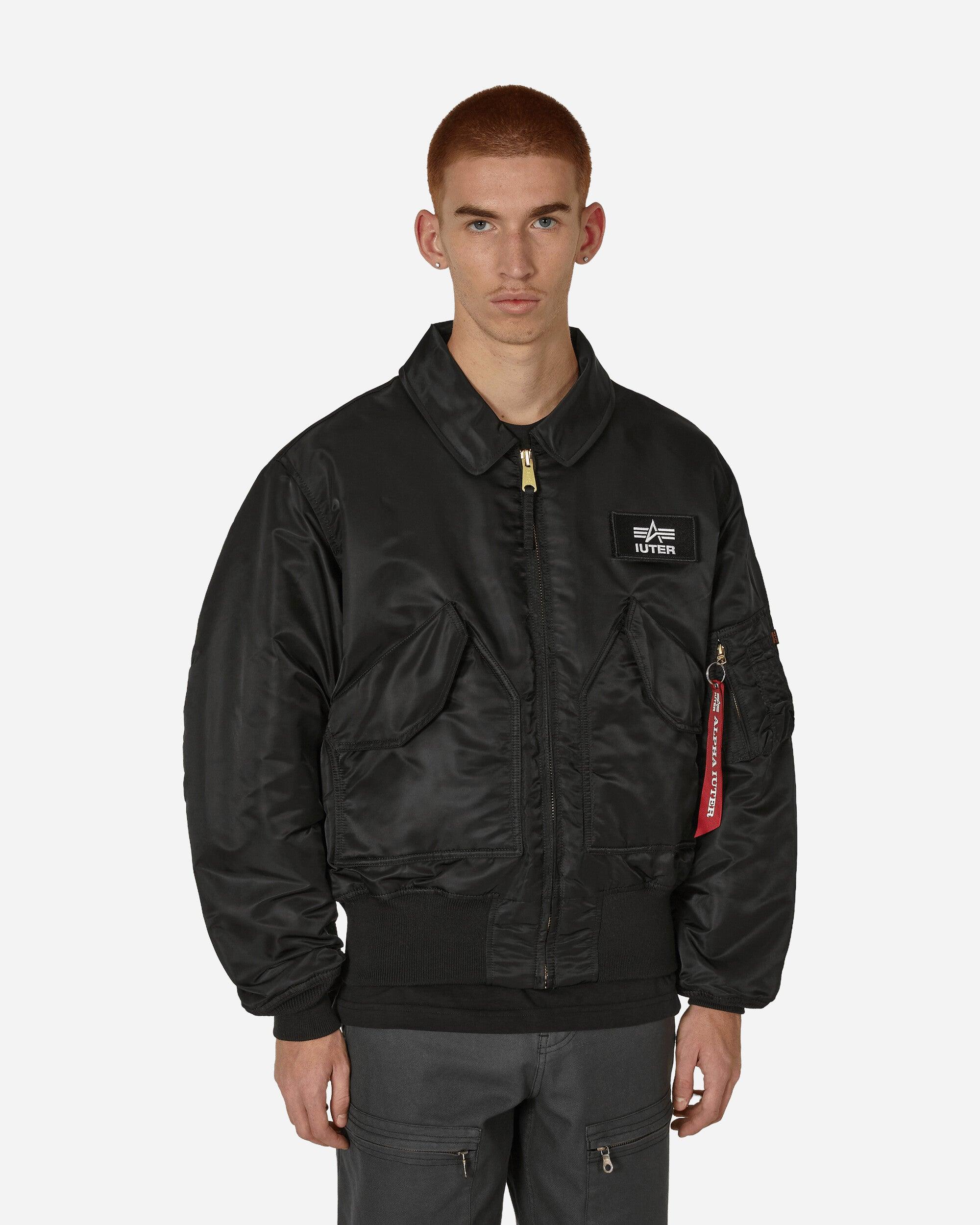Iuter Alpha Industries Cwu45 Bomber Jacket in Black for Men Lyst UK