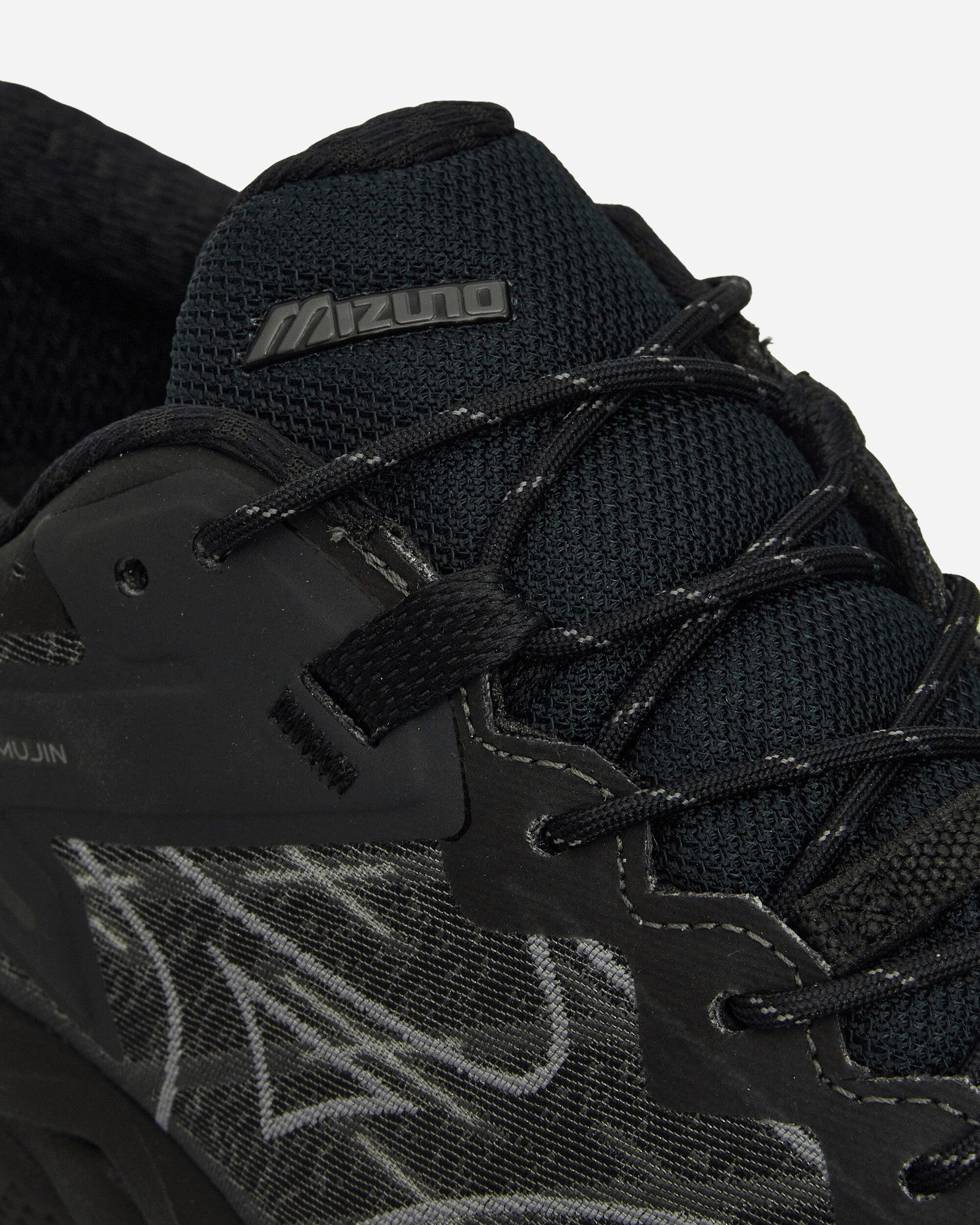 ★MIZUNO★Wave Mujin LS GTX Black Quiet Shade Black Sand★ Mizuno - BLACK, QUIET SHADE AND BLACK SAND WAVE MUJIN LS GTX