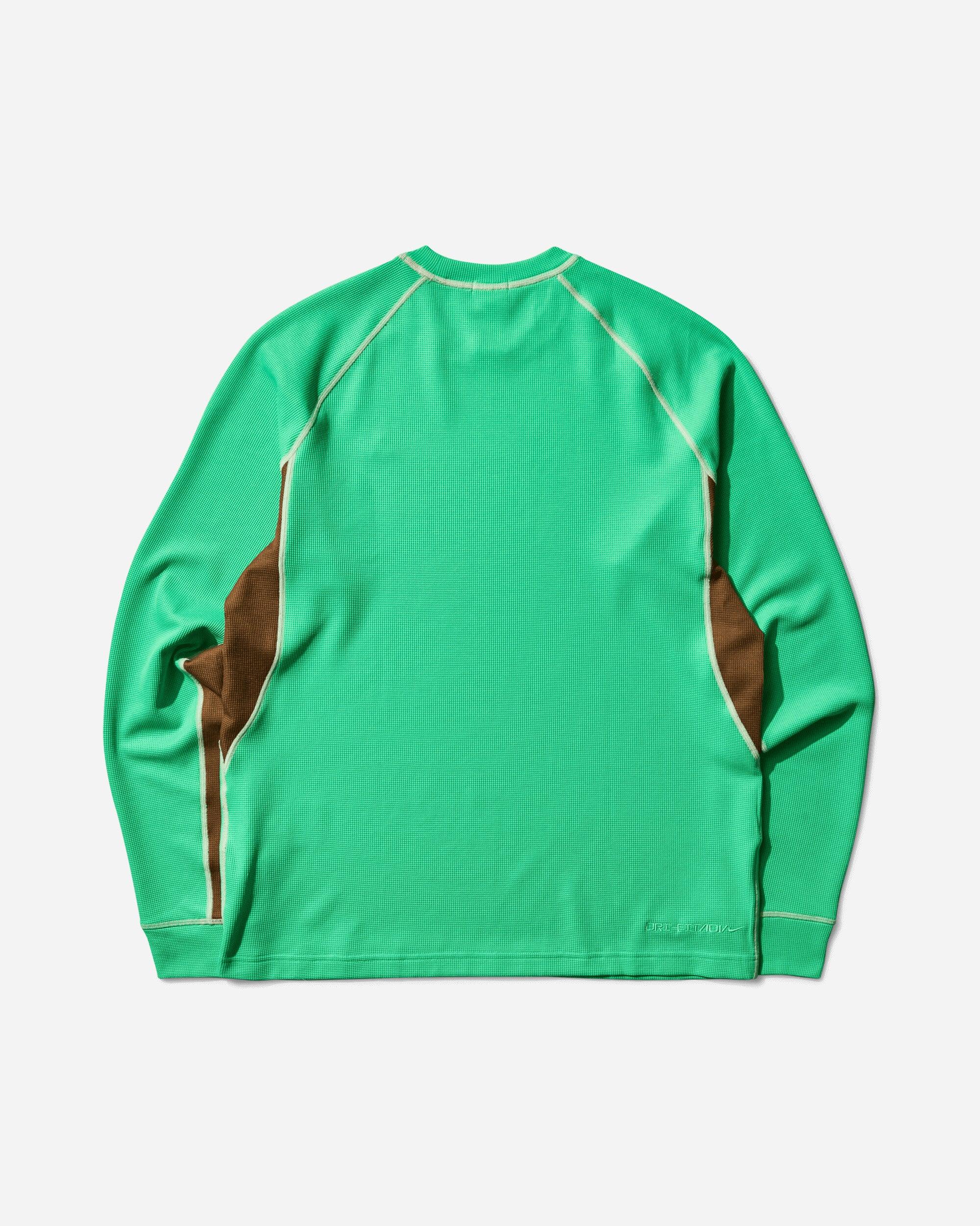 Nike Men S Acg Chinati Dri-fit Adv Longsleeve T-shirt Green Shock