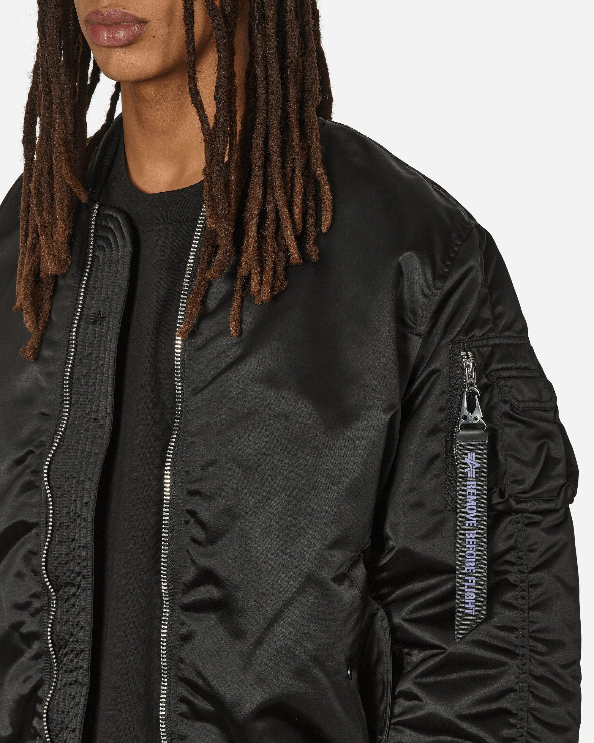 ALPHA　ma-1 Alpha Industries MA-1 TT Bomber Jacket Black - Black - S at