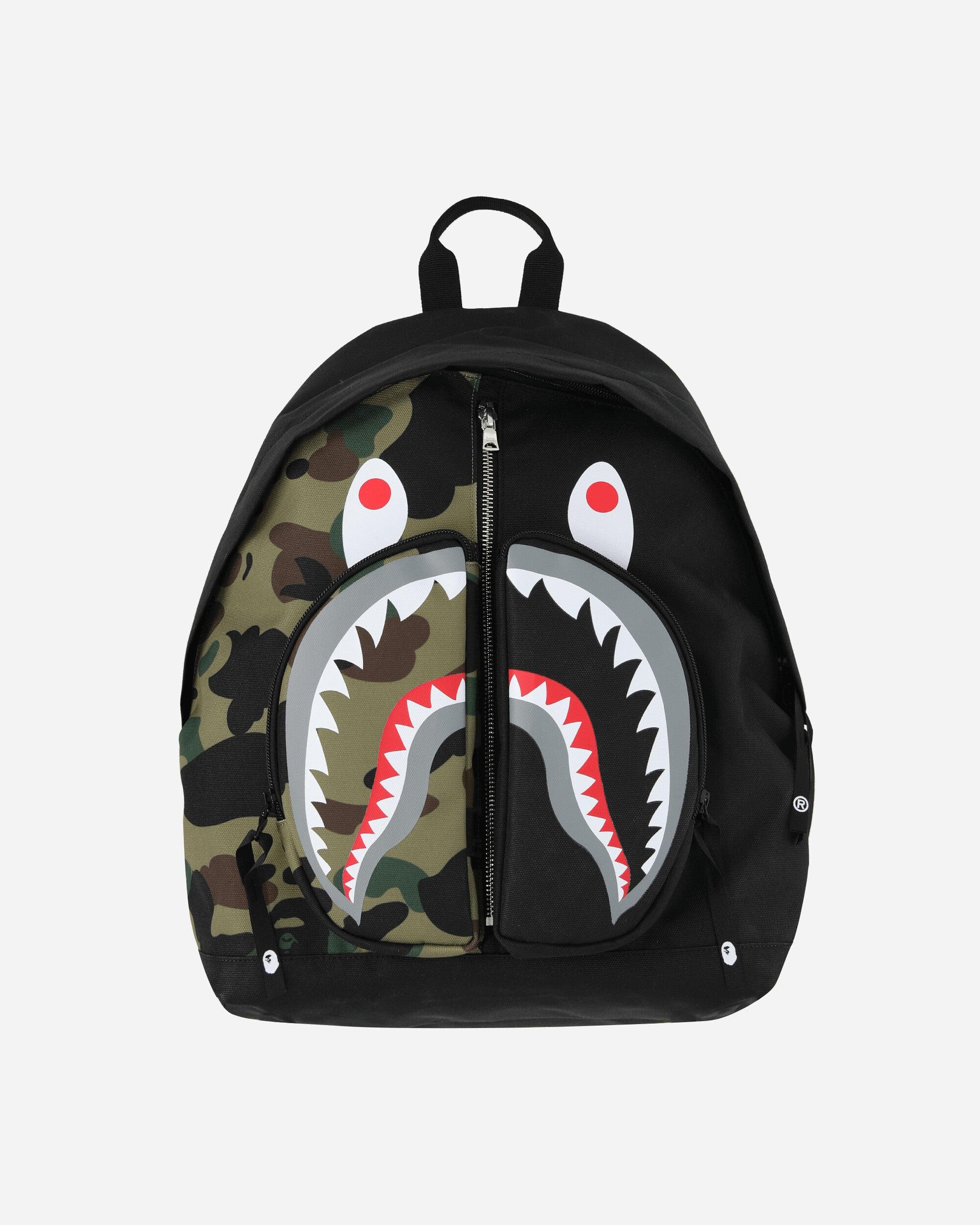 A Bathing Ape 1st Camo Shark Day Pack Black for Men | Lyst