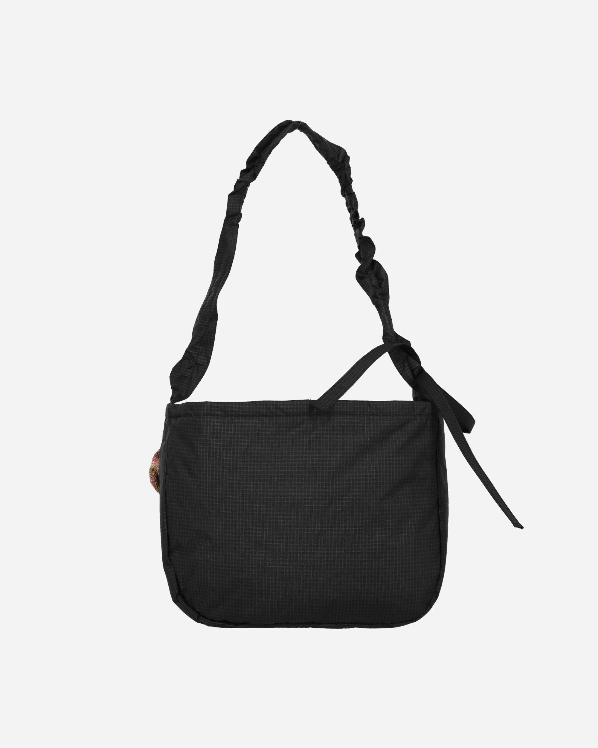 story mfg ショルダーバッグ STORY mfg. Large Crossbody Drawstring Port-All Bag Obsidian in