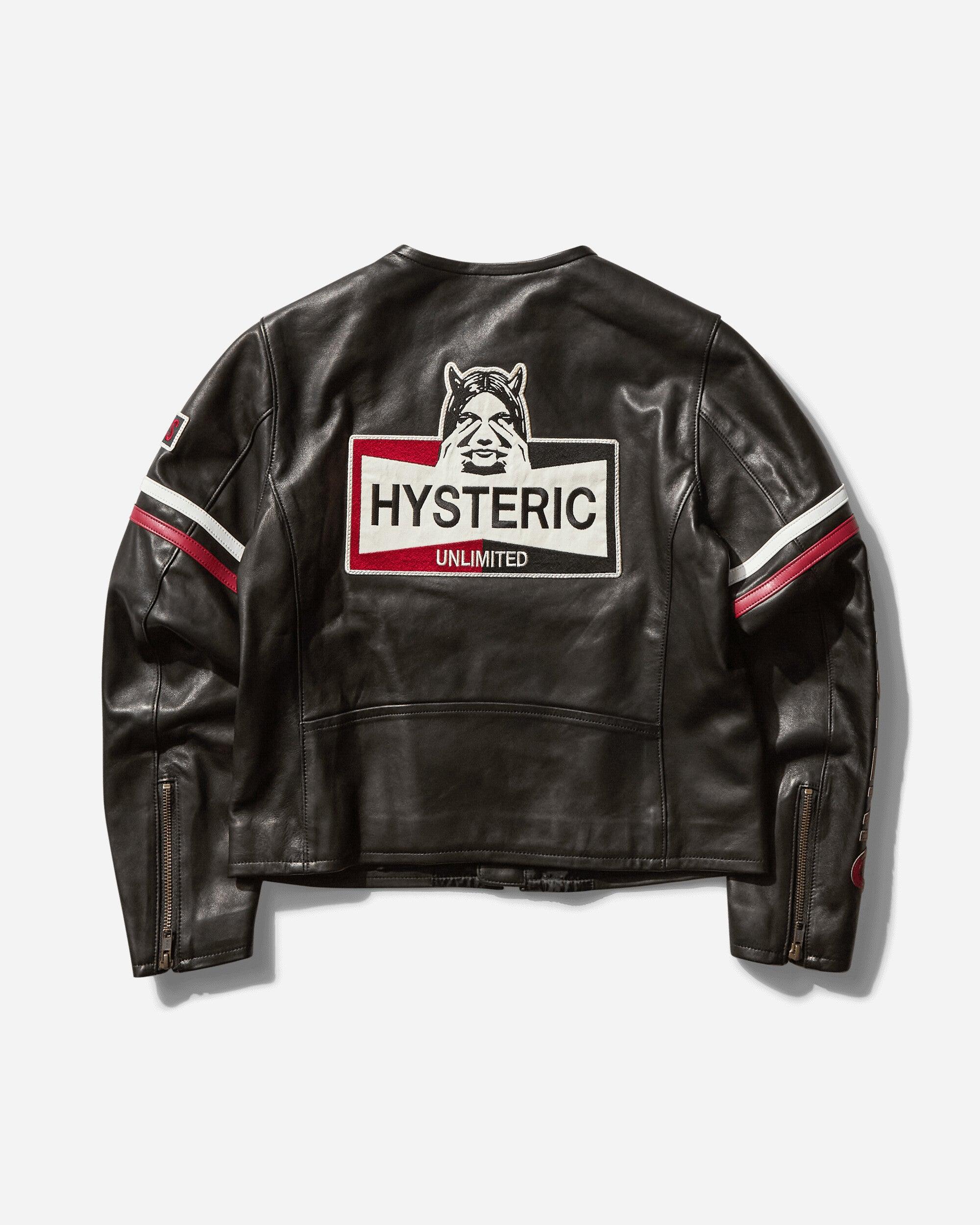 最終セールriders jacket hysteric glamour Hysteric Glamour Double Ryders Leather Jacket Size: L
