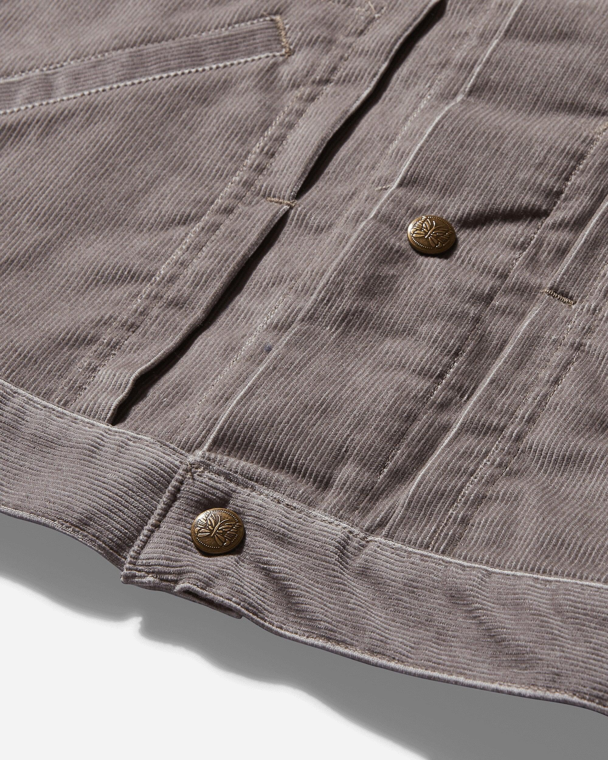 Needles S 14W Corduroy Penny Jean Jacket Light in Gray for