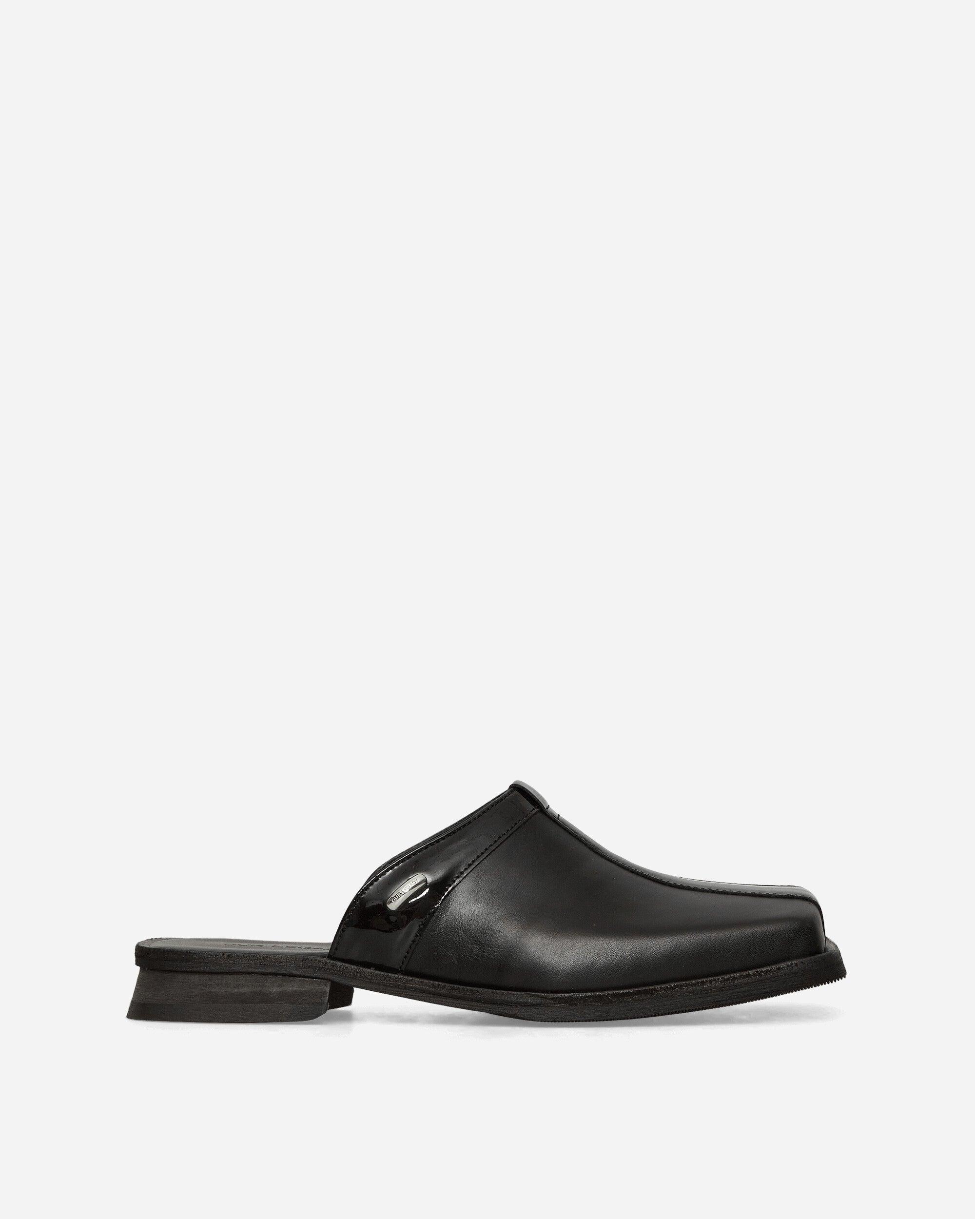 OUR LEGACY｜MULES (BLUNT MULE TOP DYED BLACK LEATHER (A2 Our Legacy - Blunt Mule Top Dyed Black Leather