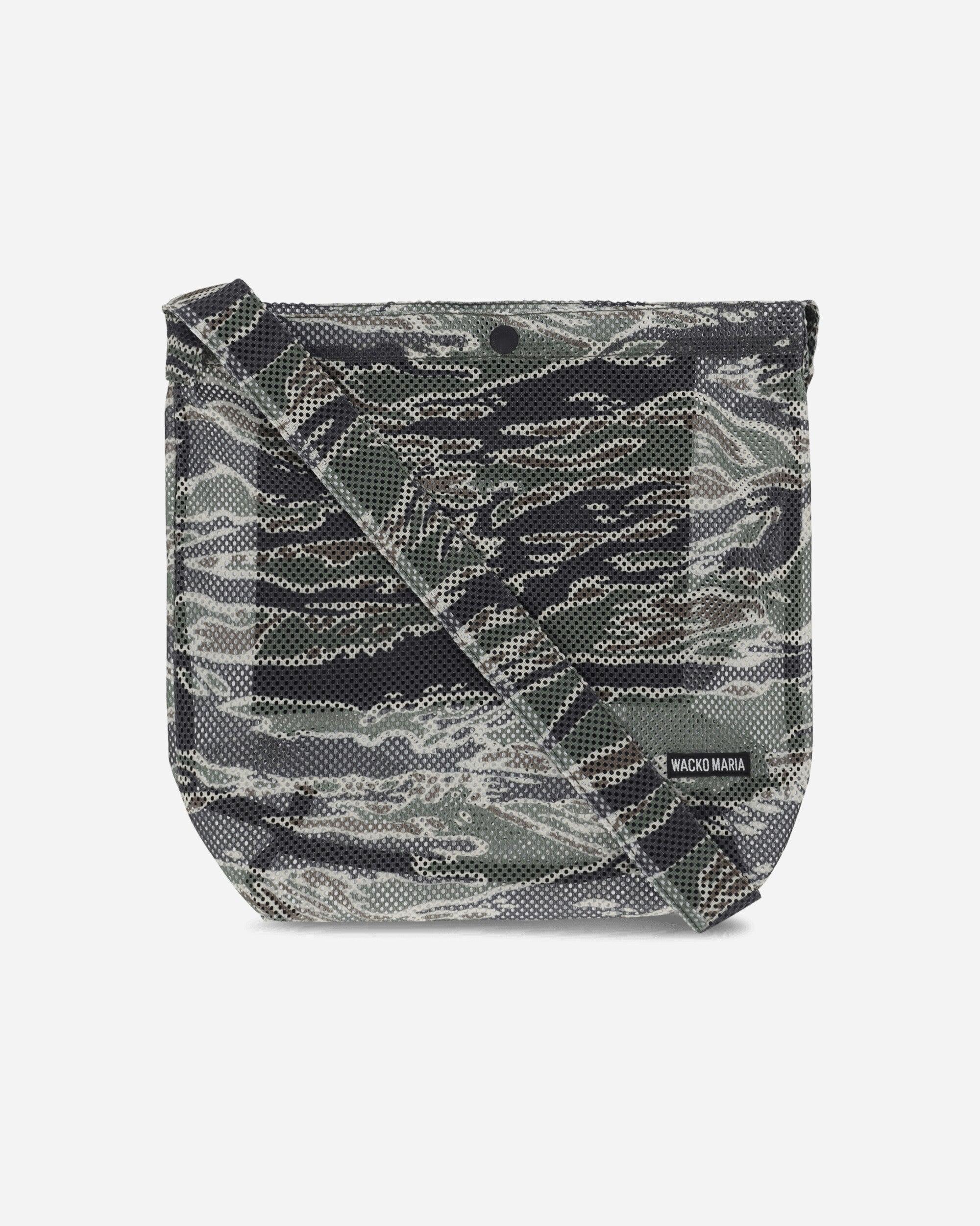 Wacko Maria Speak Easy Tiger Camo Shoulder Bag in Grey for Men