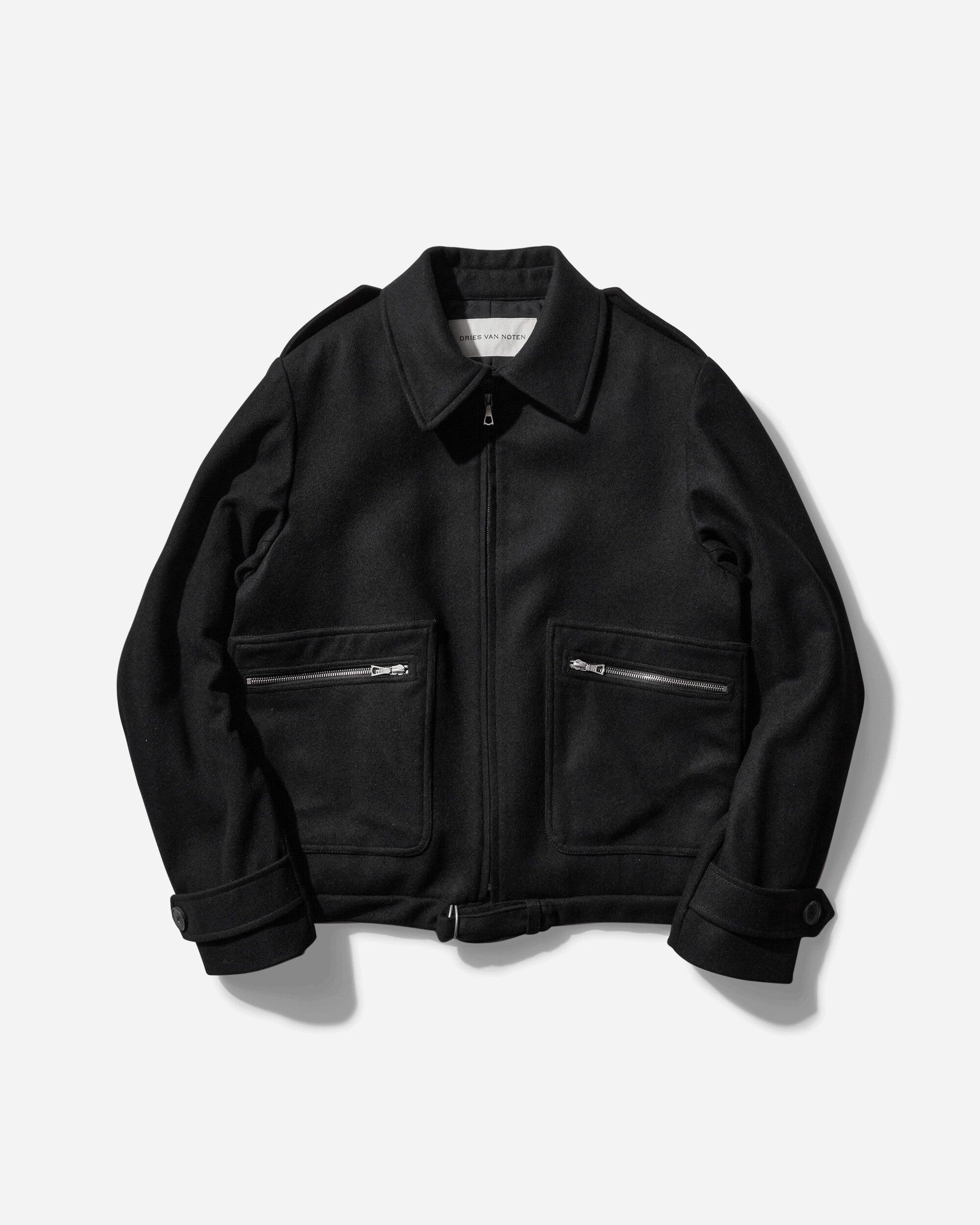 dries-van-noten-Black-Wool-