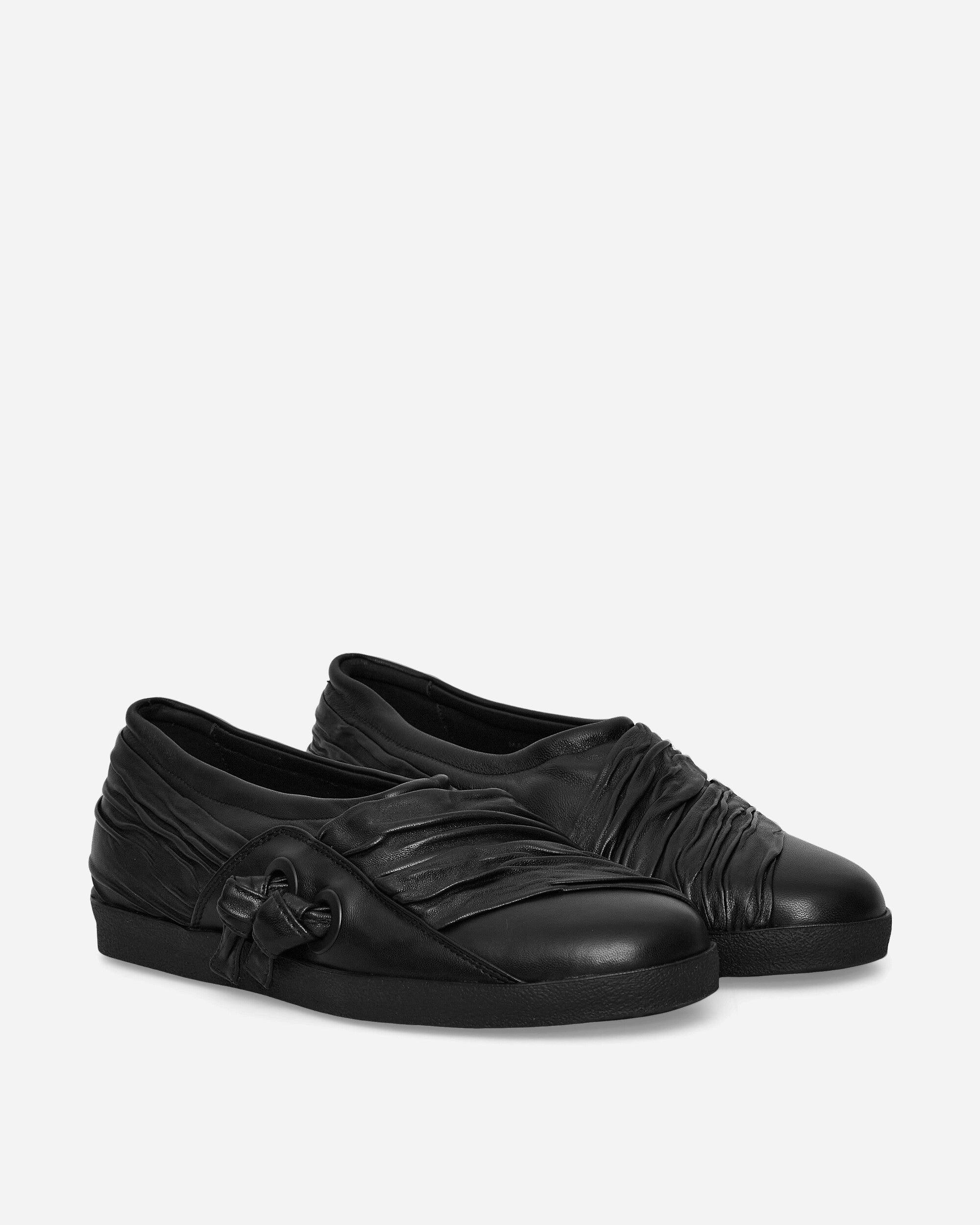 Kiko Kostadinov Wrinkled Slip On Shoes Anthracite in Black for Men