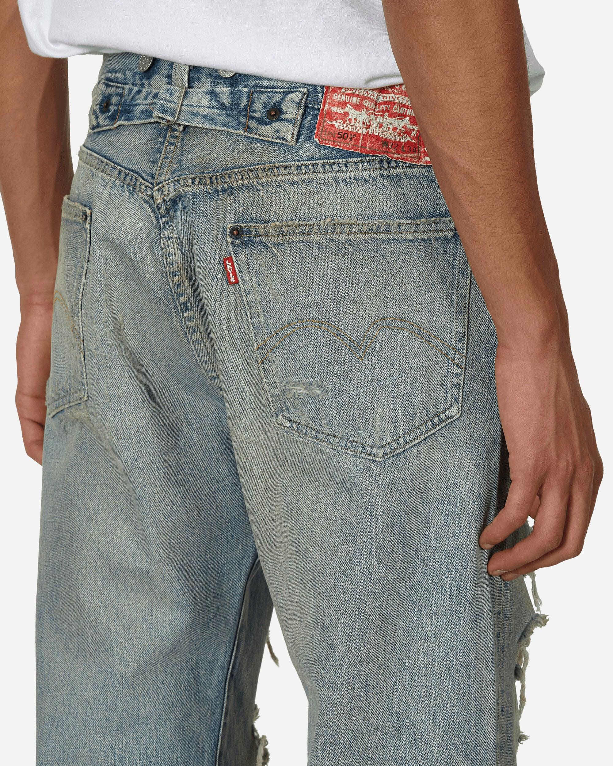 KENZO Levi'S 501 1933 Distressed Jeans Stone Dirty in Blue KENZO Levi'S 501 1933 Distressed Jeans Stone Dirty in Blue