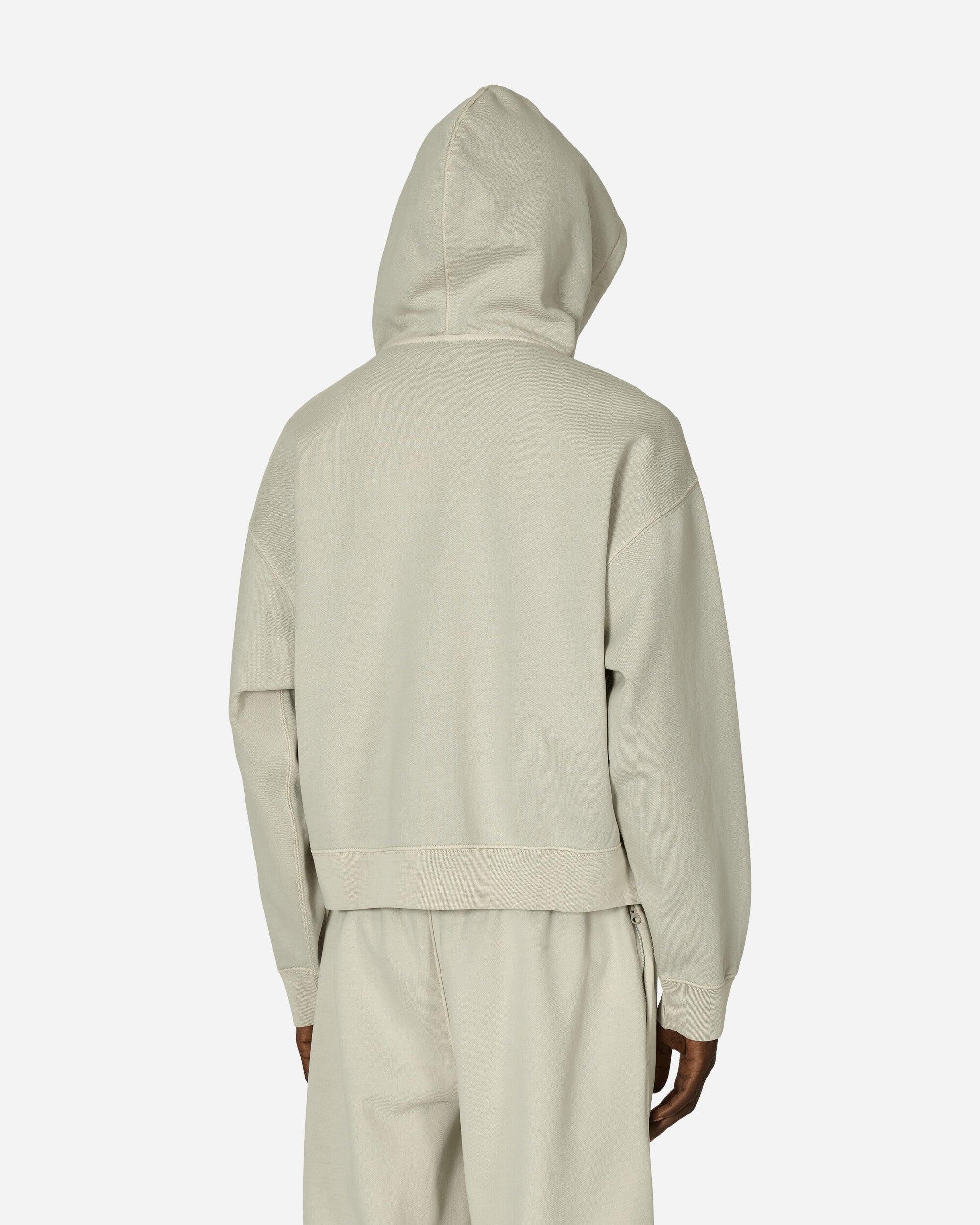 Nike Stüssy Full-Zip Fleece Hoodie Light Bone in White for