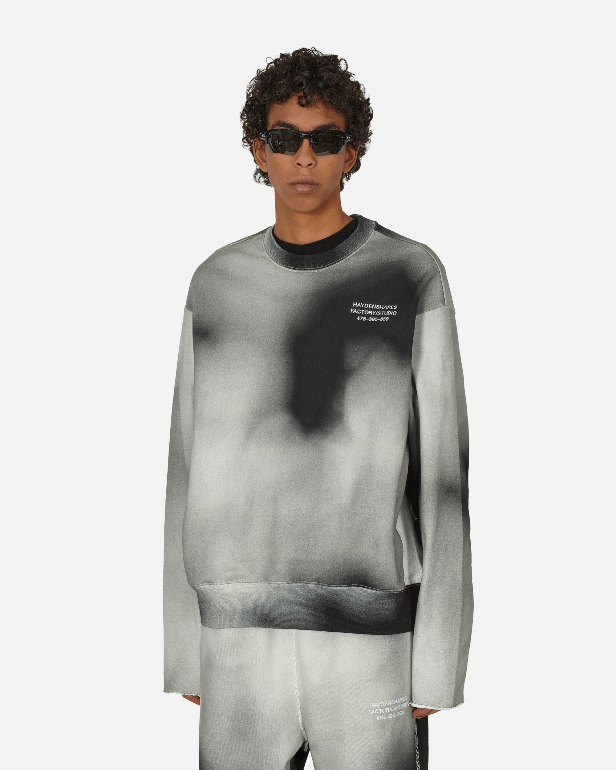 Haydenshapes Cut Off Crewneck Sweatshirt Moonscape in Gray for Men