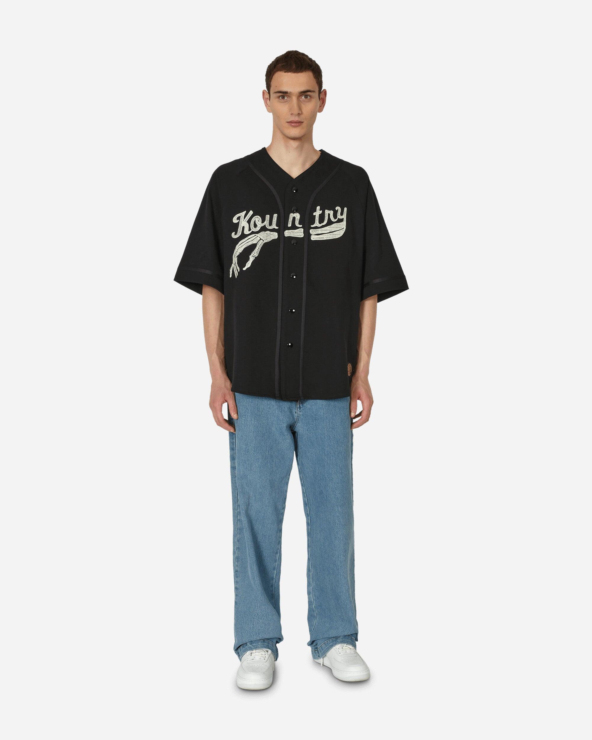 Kapital 16/ - Densed Jersey Baseball Shirt (bone) in Black for Men 