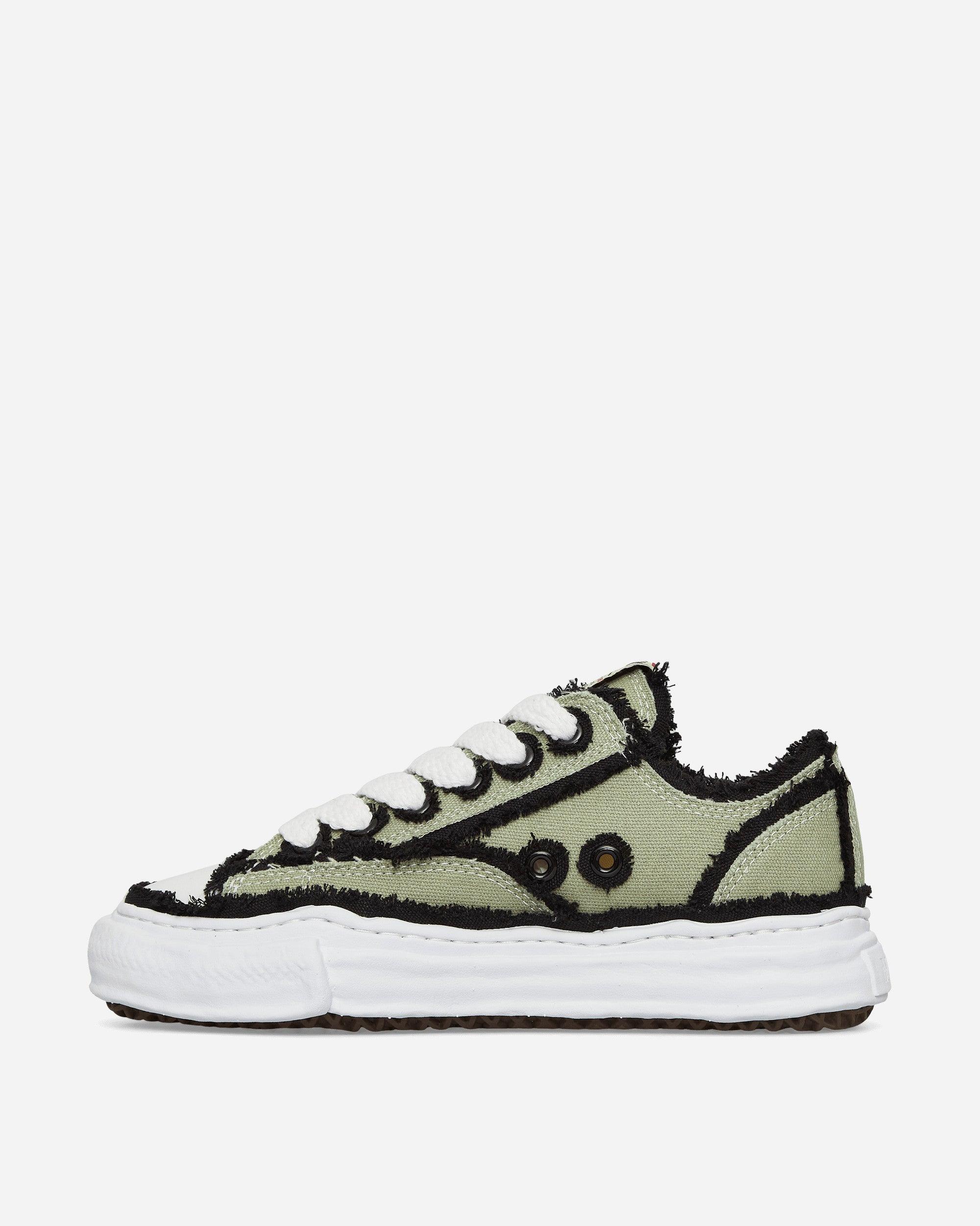 Maison Mihara Yasuhiro Peterson Og Sole Overhanging Canvas Low Sneakers  Khaki in White for Men | Lyst