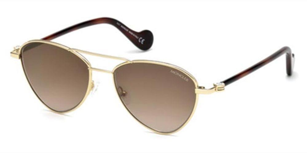 Moncler Ml0058 32g Women's Sunglasses Gold Size 53 in Metallic Lyst