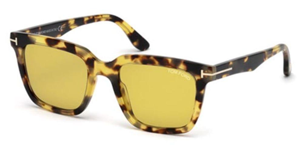 Tom Ford Ft0646 56e Sunglasses Tortoise Size 53 in Yellow for Men - Lyst