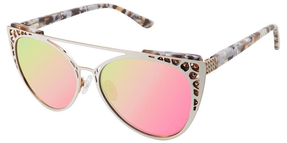 Nicole Miller Nm Normandy C03 Women's Sunglasses White Size 54 Lyst