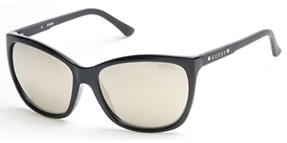 Guess Gu 7308 01c Women's Sunglasses Black Size 60 Lyst