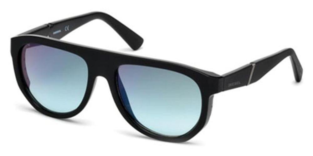 DIESEL Dl0255 05q Sunglasses Black Size 56 for Men - Lyst