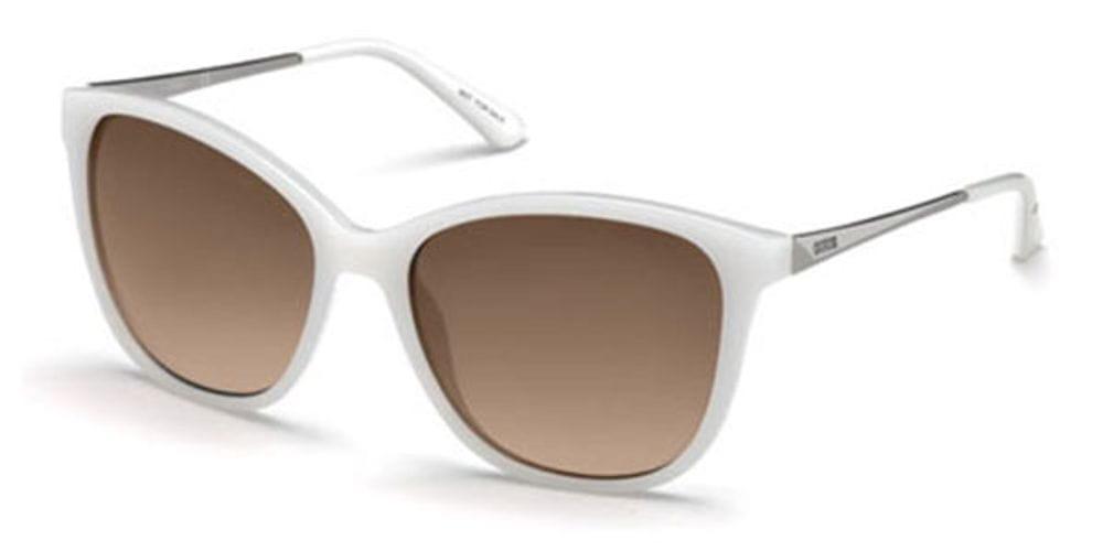Guess Gu 7502 21f Women's Sunglasses White Size 57 Lyst