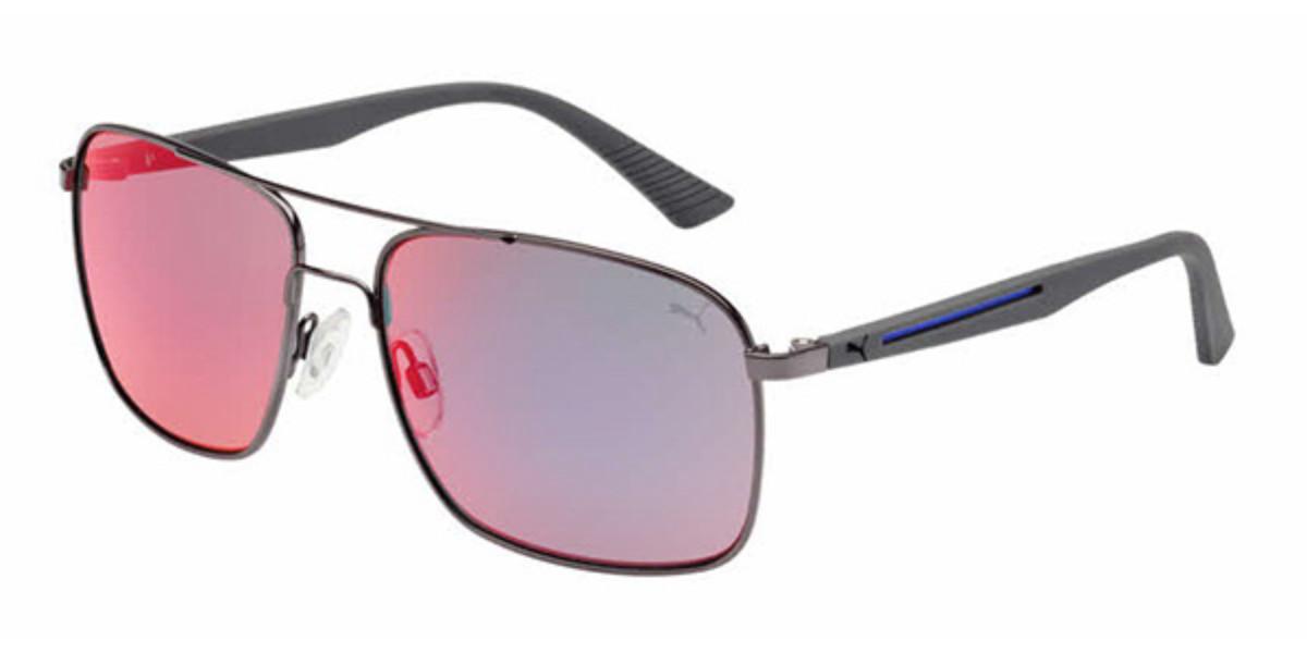 PUMA Pu0006s 004 Sunglasses in Grey (Gray) for Men - Lyst