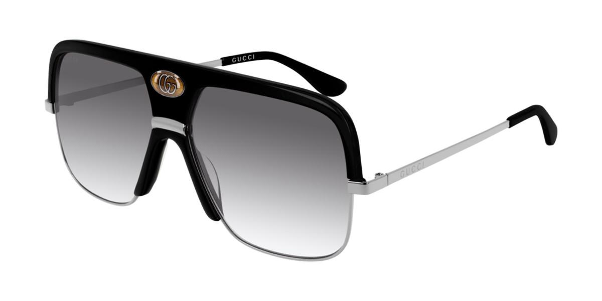 gucci metal navigator sunglasses