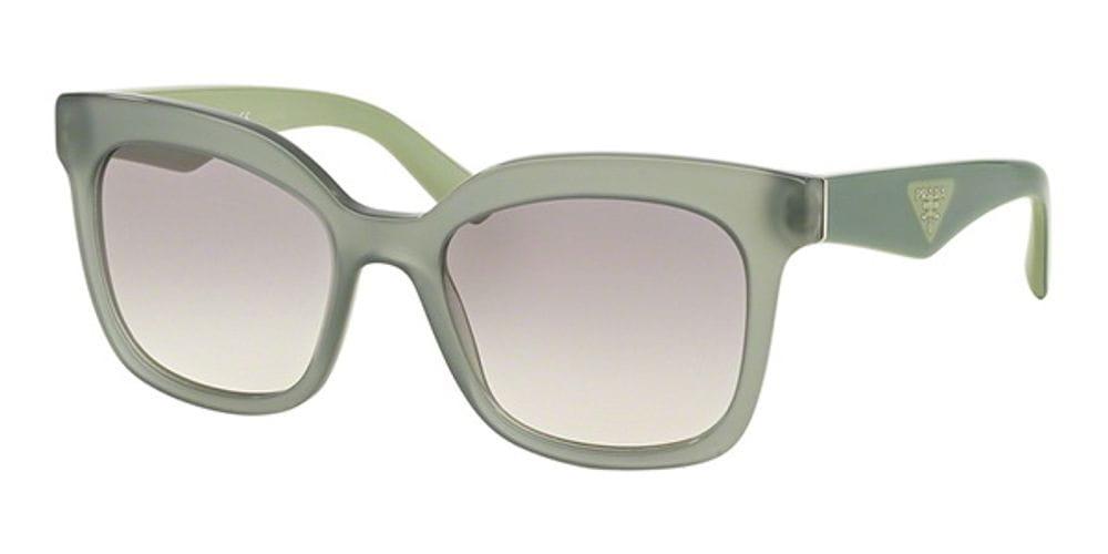Prada Pr24qs Triangle Uei4p2 Women's Sunglasses Green Size 53 - Lyst