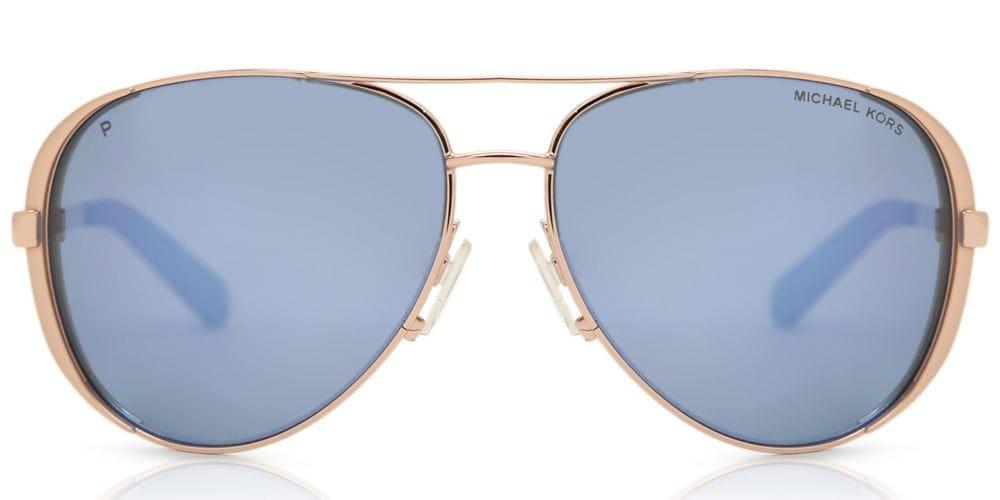 Michael Kors Mk5004 Chelsea Polarized 100322 Women's Sunglasses Gold