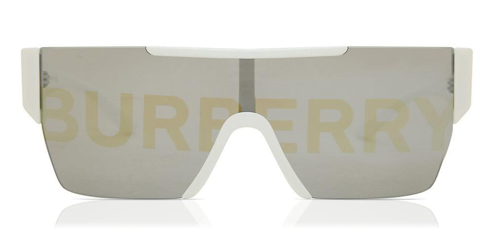 Burberry Be4291 3007/h Sunglasses White Size 38 for Men - Lyst