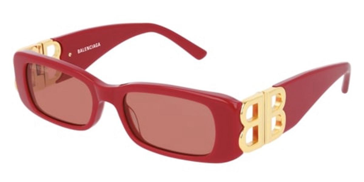 red balenciaga shades