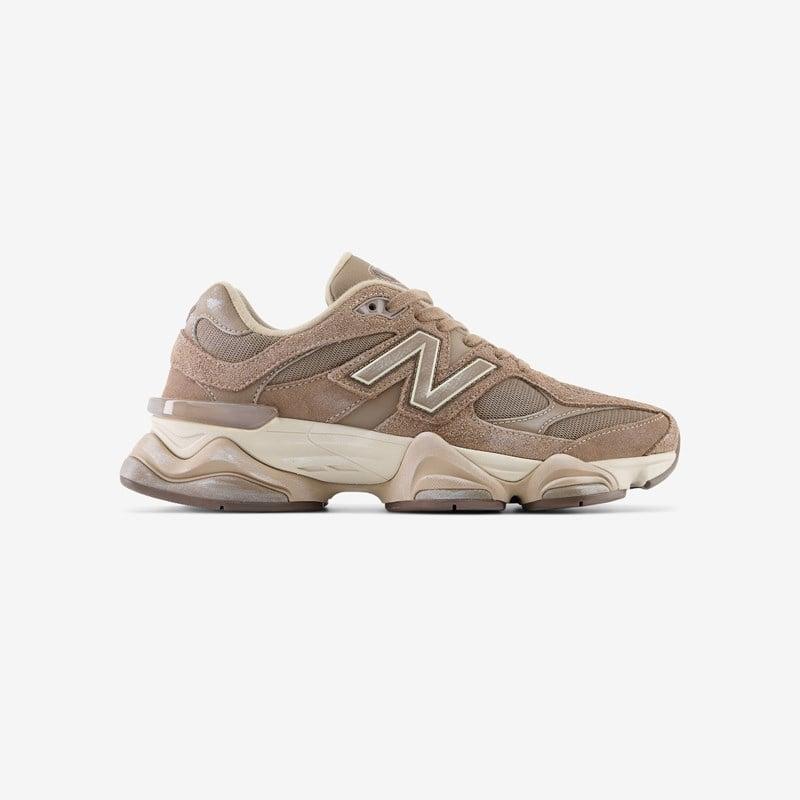 New Balance 9060 In Brown/grey Leather in Gray | Lyst