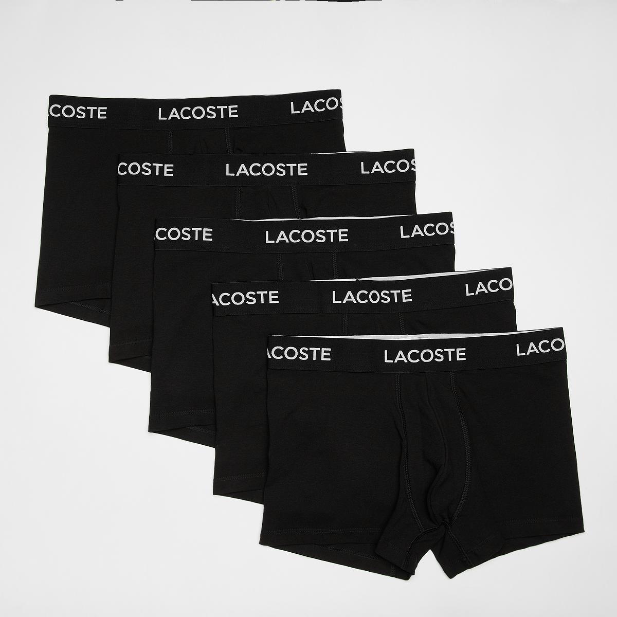 criticus brandwond Verbaasd Lacoste Pack De 5 Underwear Trunk (5 Pack) in het Zwart voor heren | Lyst NL