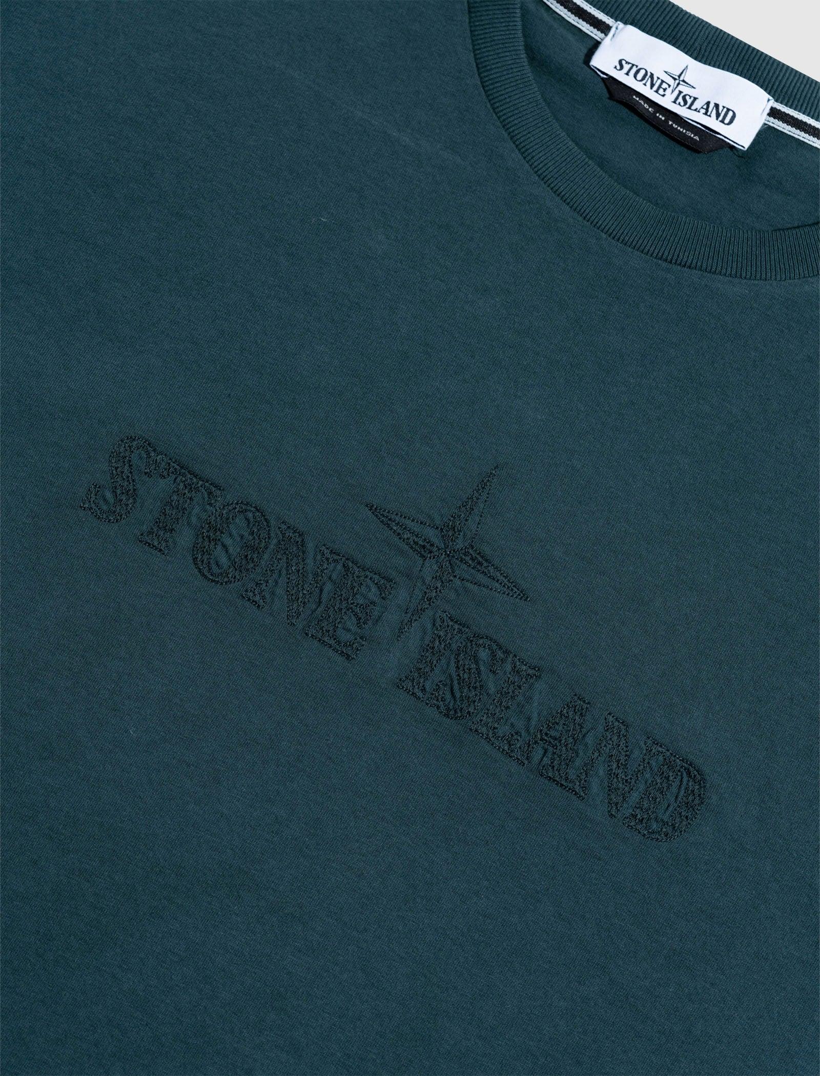 Stone Island Petrol Short Sleeve T-shirt in Blue for Men | Lyst