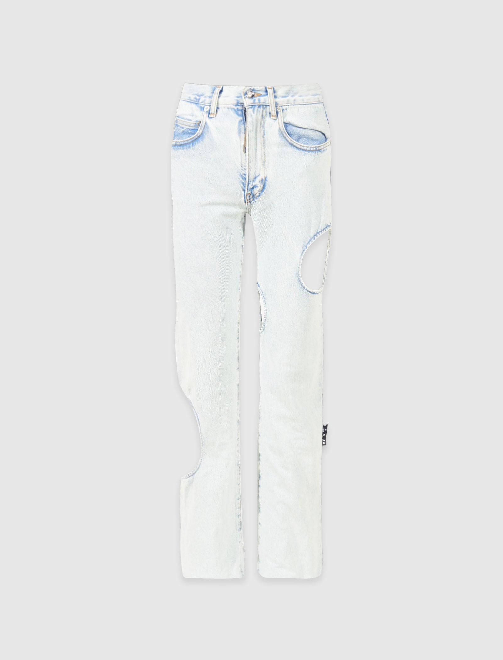 Off-White c/o Virgil Abloh Sky Meteor Cool Baggy Jeans In Light Blue