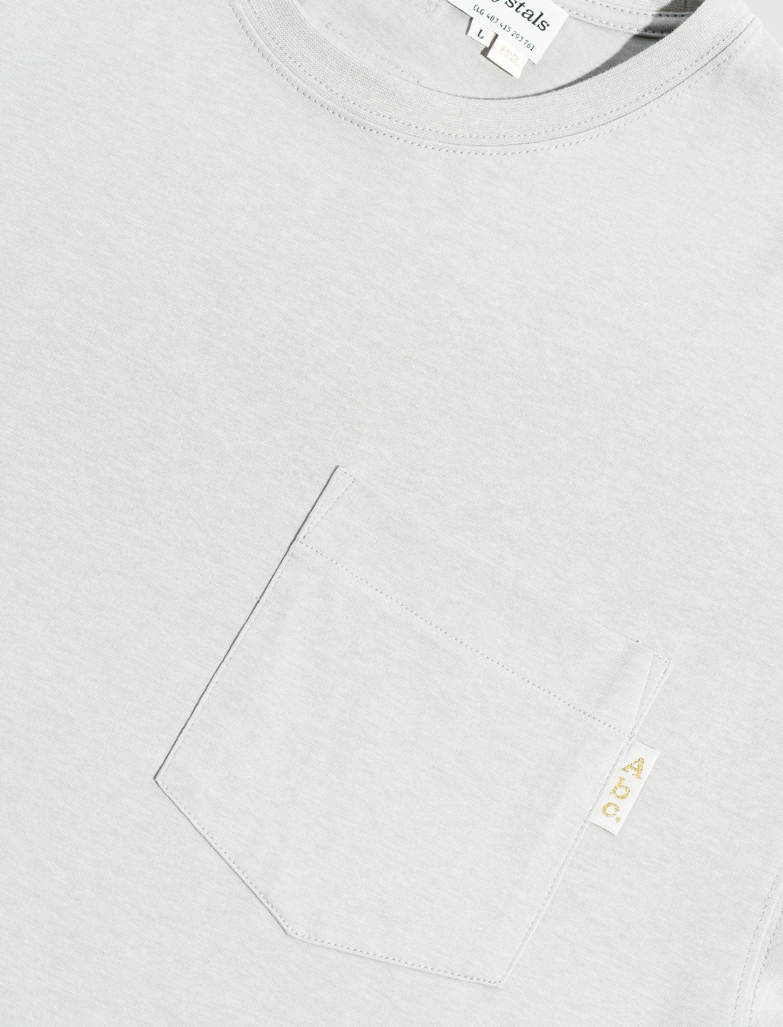 Advisory Board Crystals 123 Short Sleeve Pocket Tee in White for