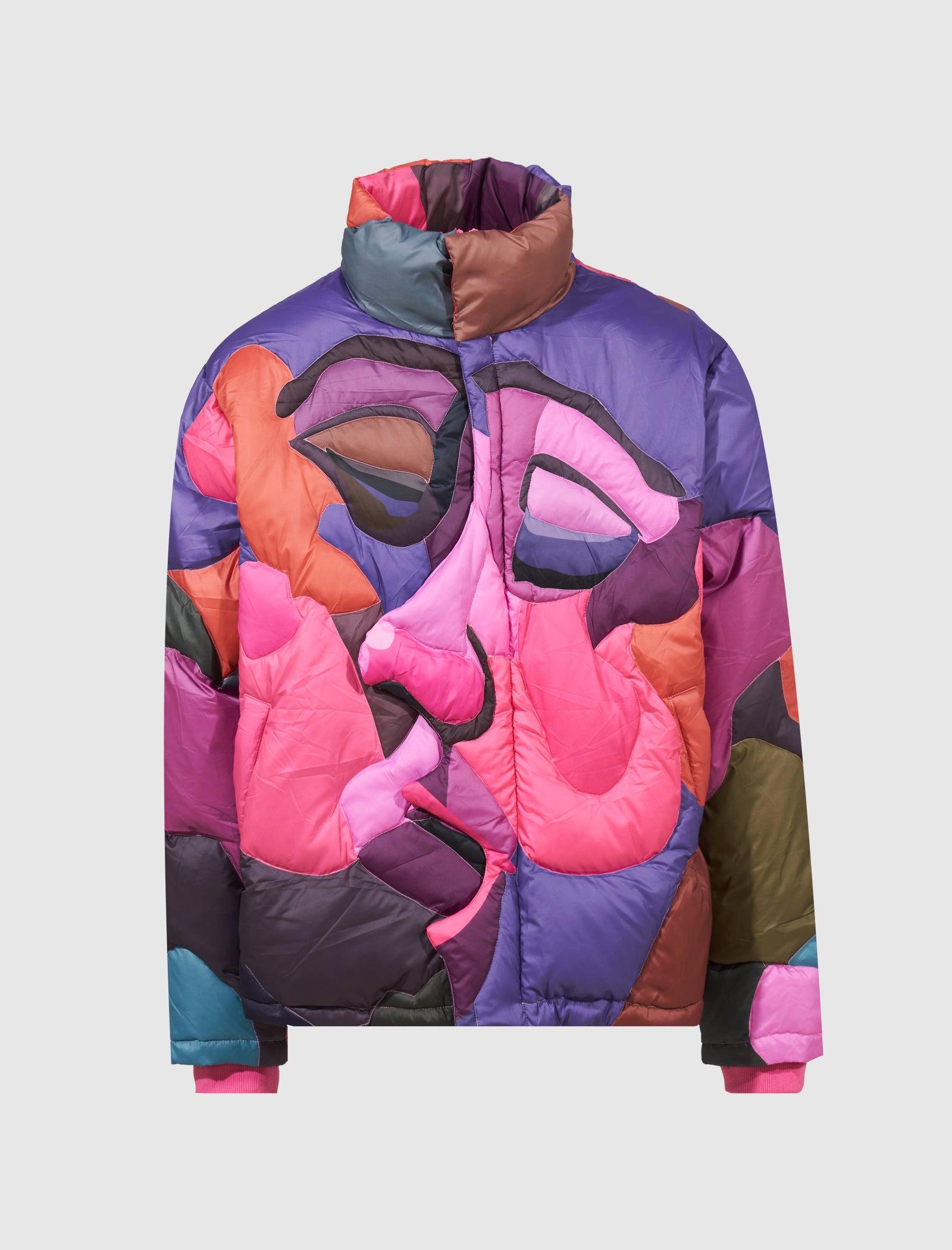 Kidsuper Kissing Puffer Jacket in Pink for Men | Lyst