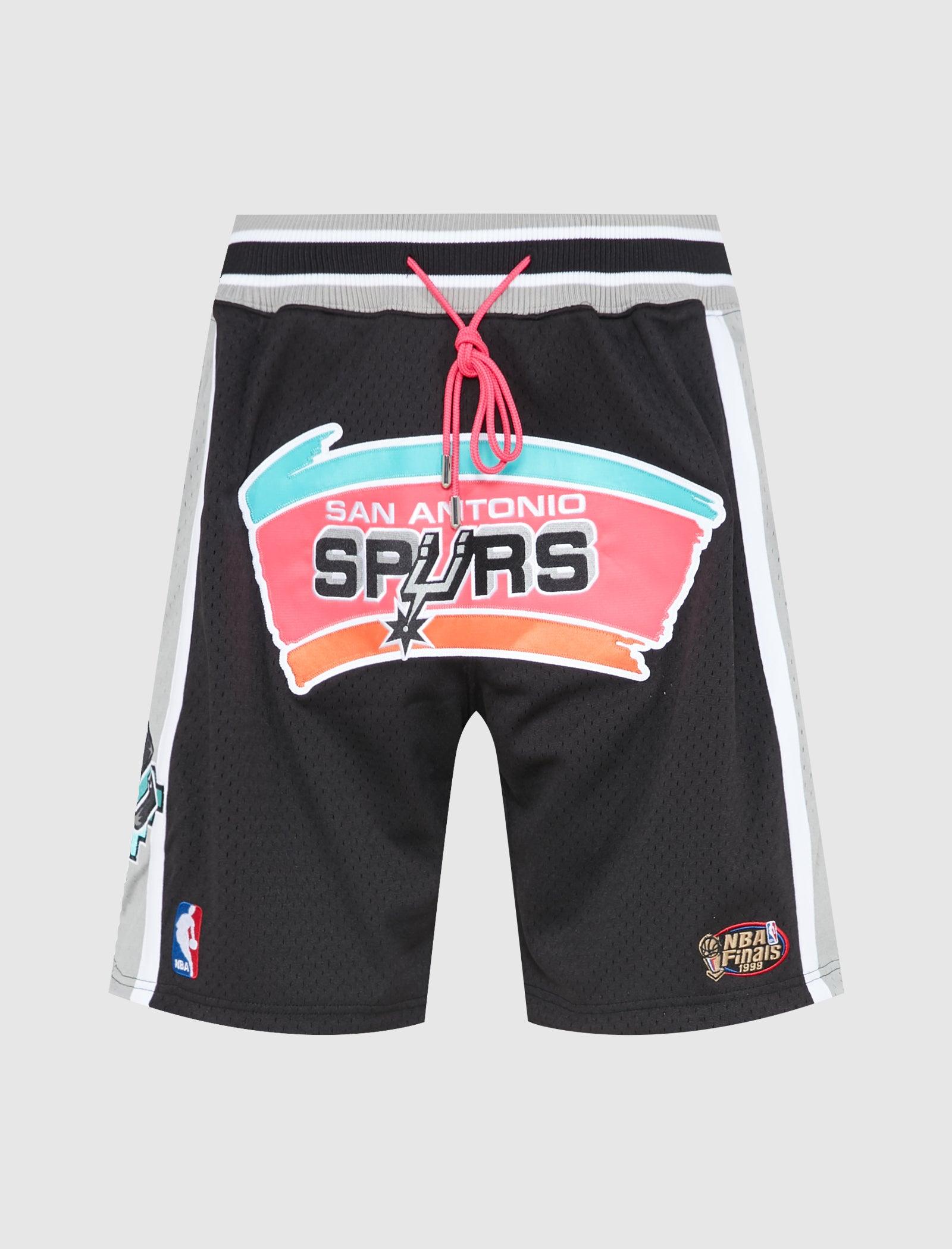 Men's Mitchell & Ness Black Portland Trail Blazers Hardwood Classics  Jumbotron Sublimated Shorts