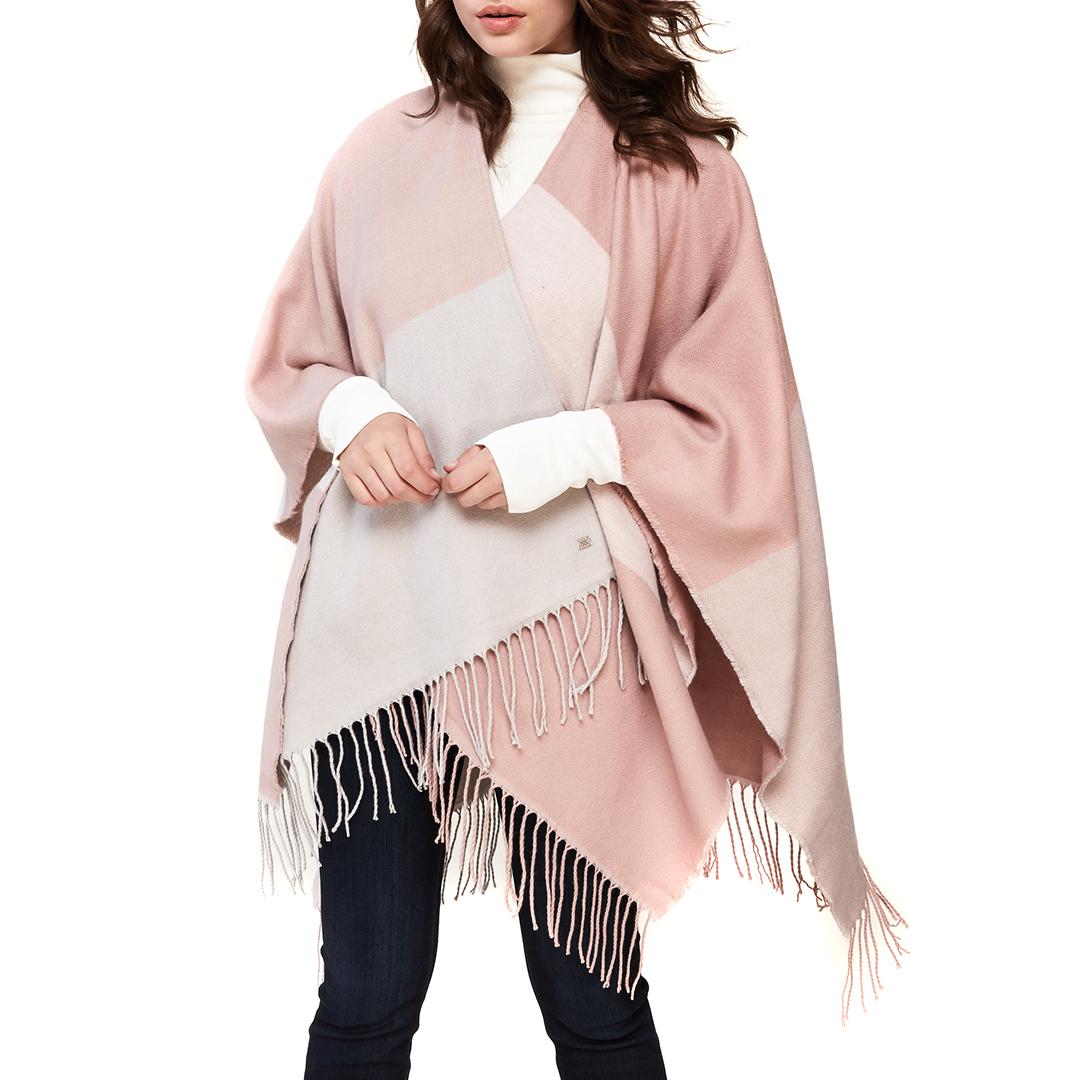 Soia and kyo scarfigan with fringe Clearance