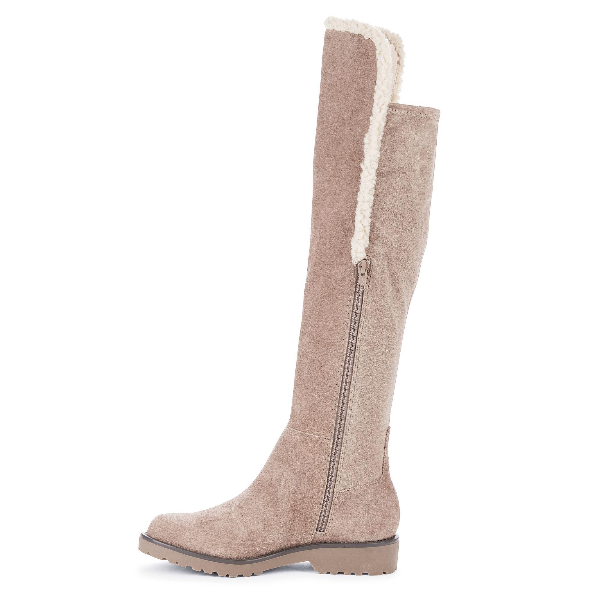 juno faux shearling trim boot
