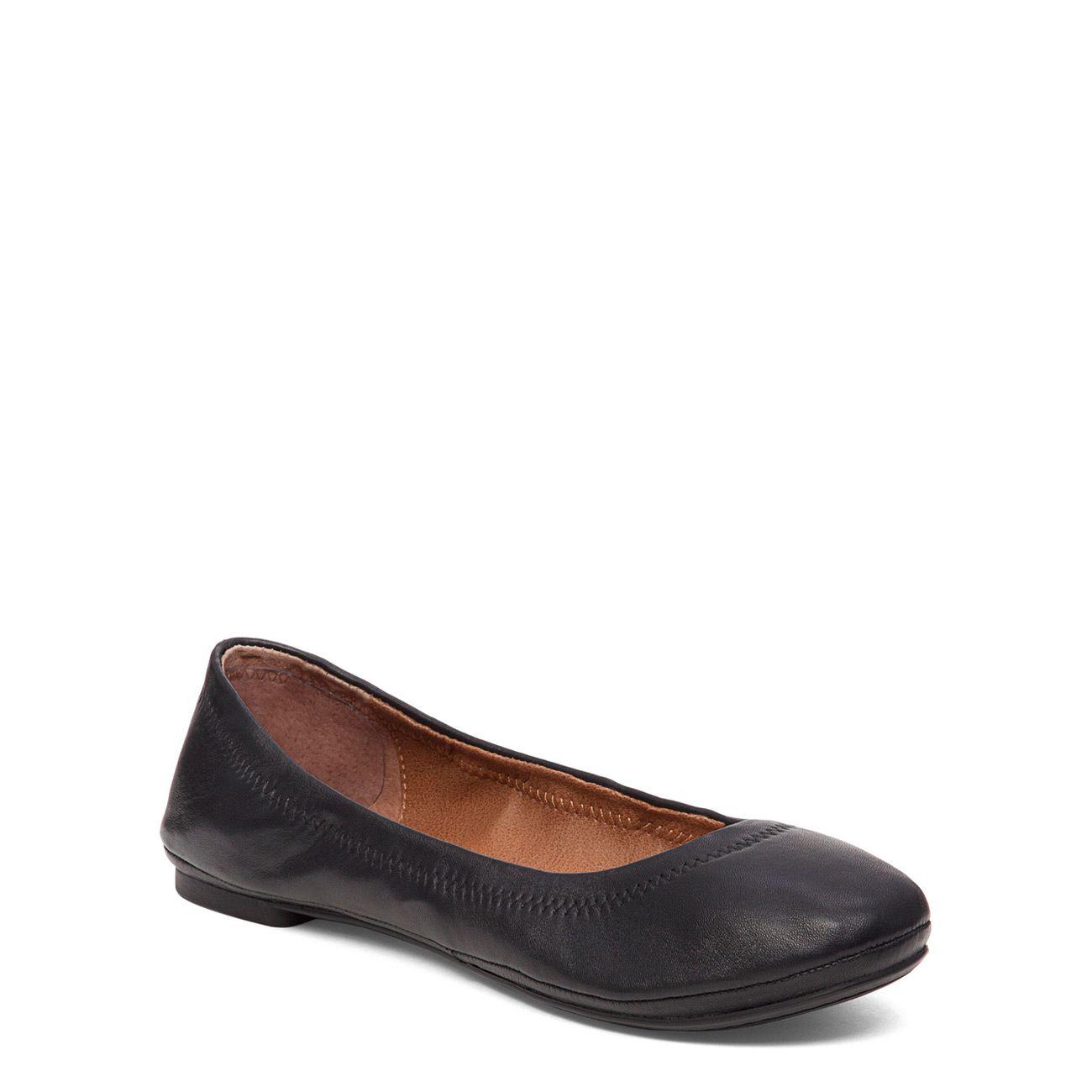Lucky Brand Emmie Foldable Ballet Flat in Black - Lyst