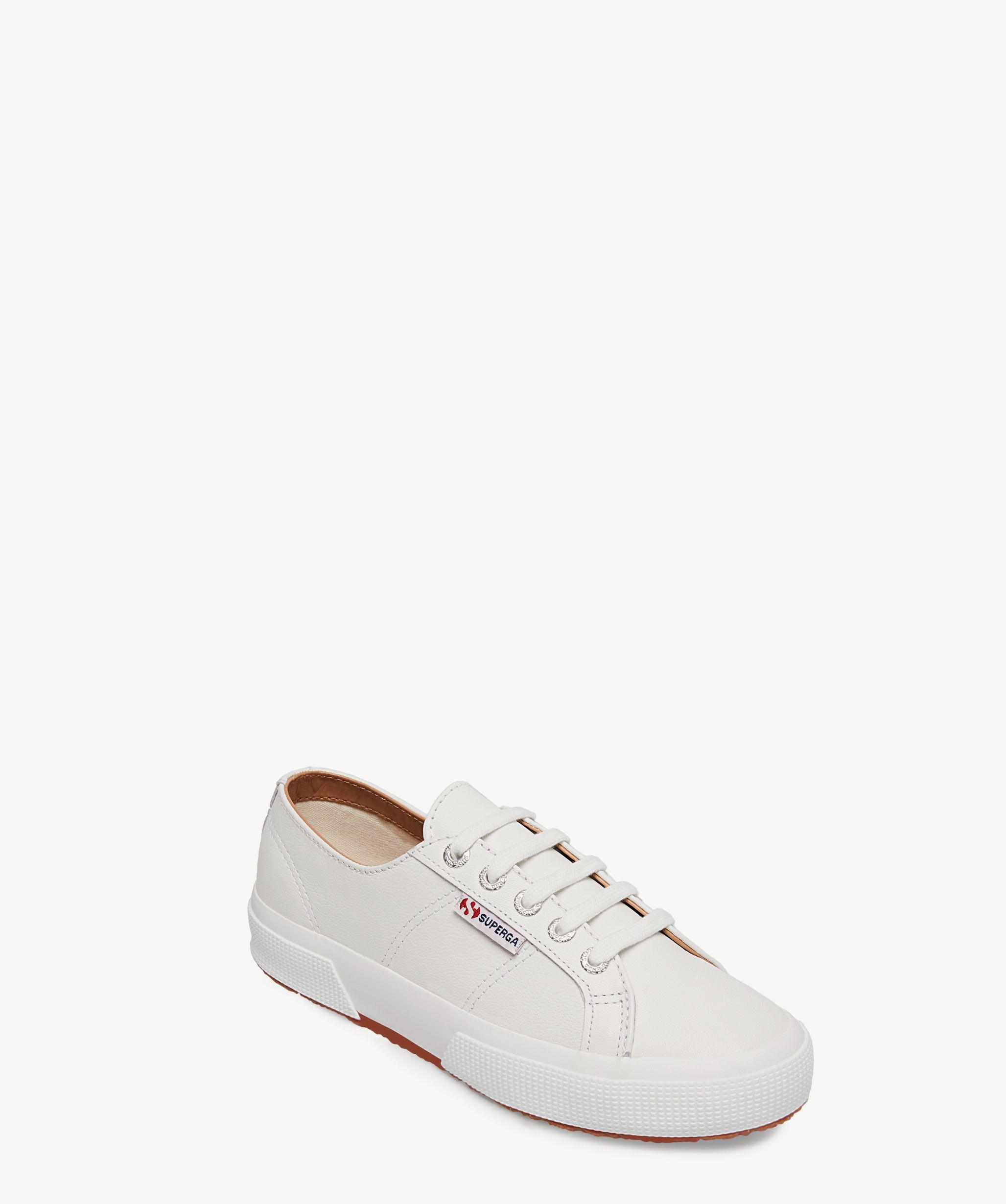 superga nappaleau white