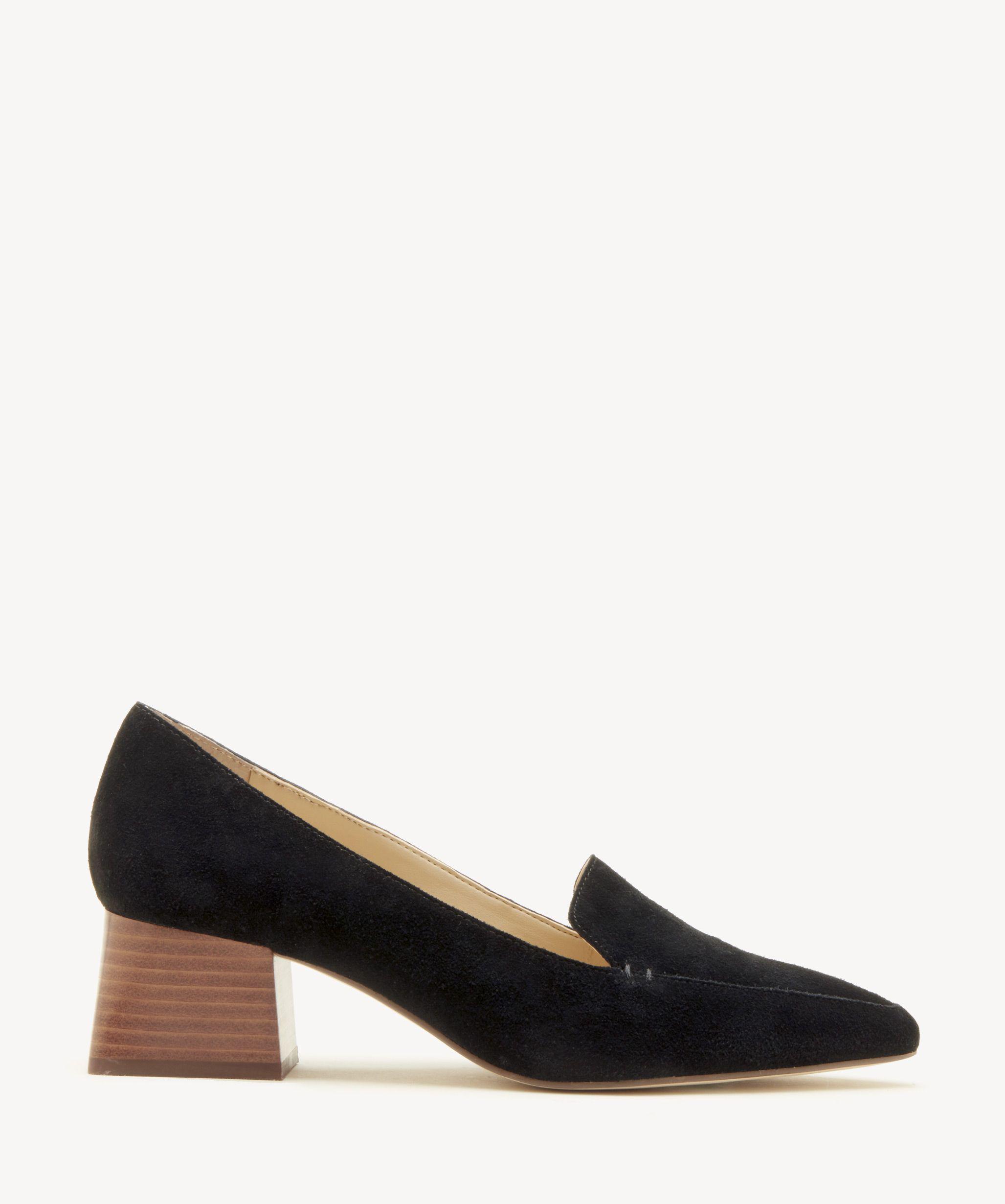 mavis flare heel loafer