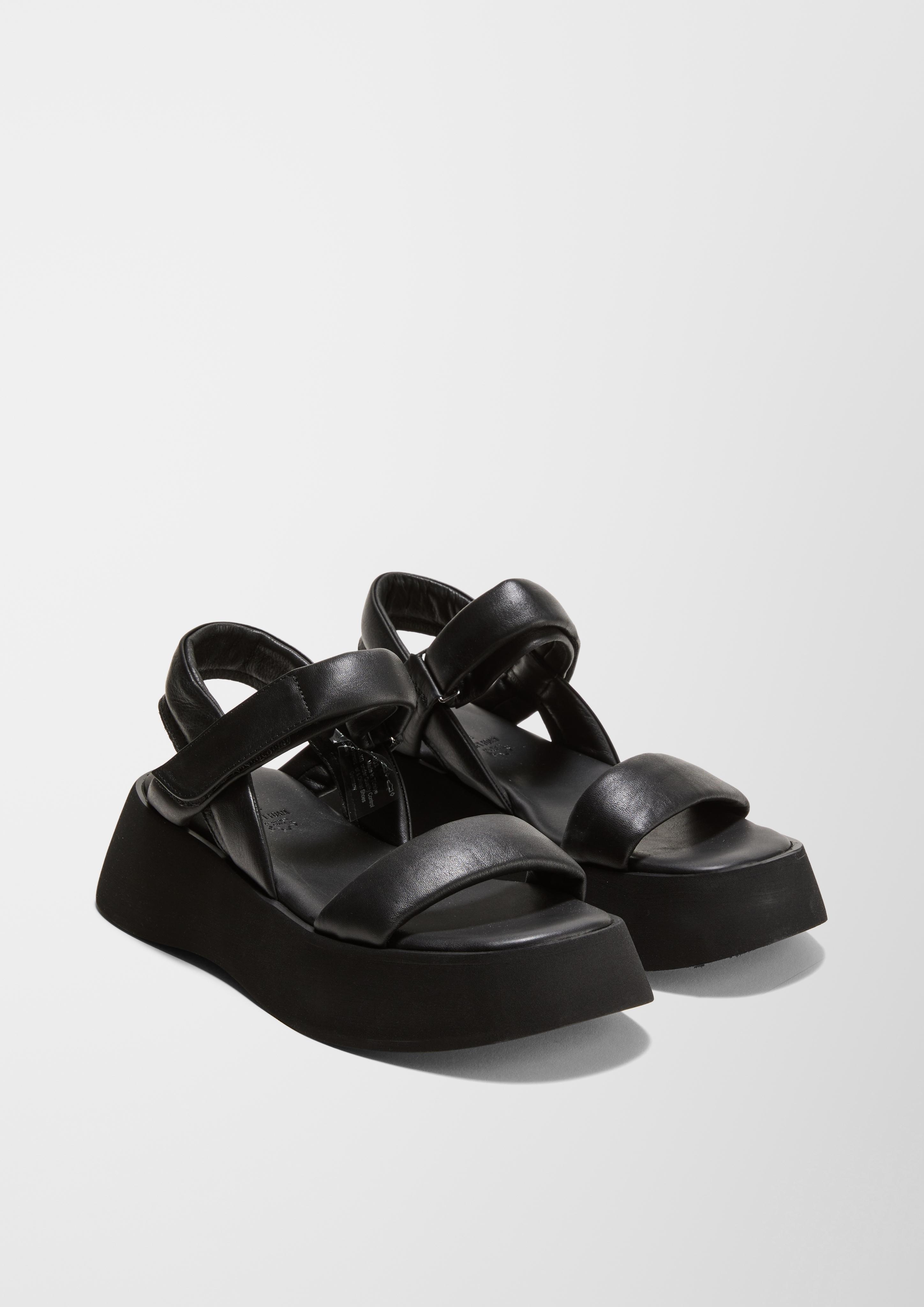 S.oliver Sandalen aus Echtleder in Schwarz | Lyst DE