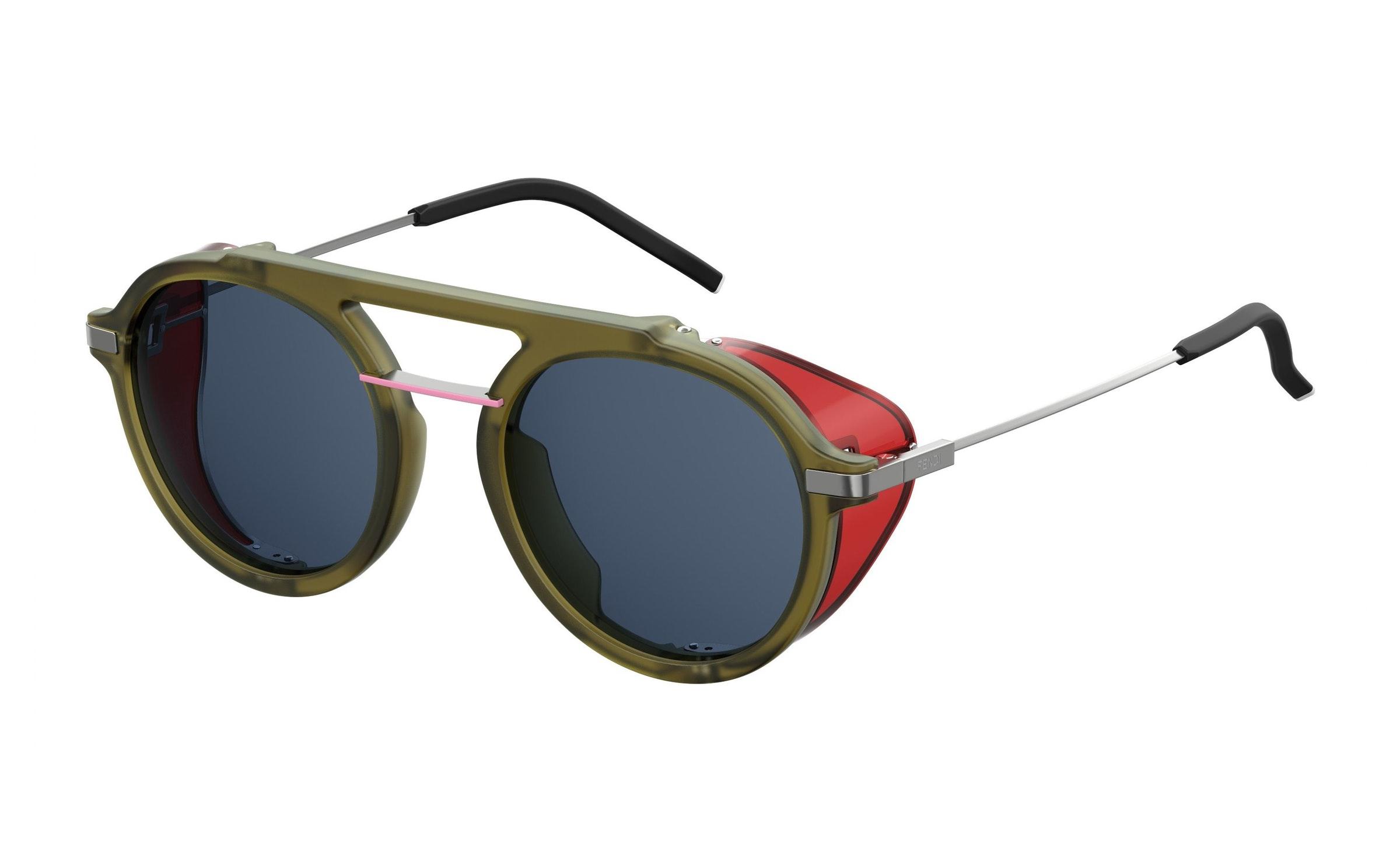 Fendi Men's O'Lock Aviator-Style Sunglasses