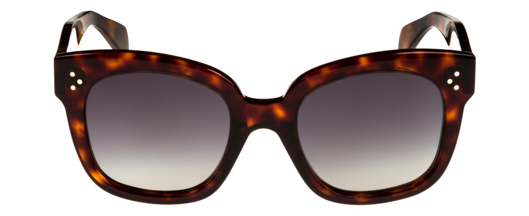 Celine Cl40002u Polarized Women's Cat Eye Sunglasses in Brown - Lyst