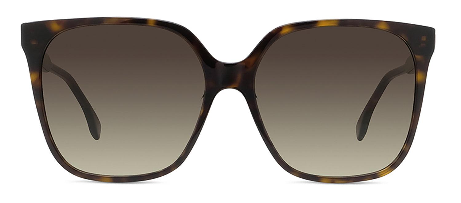 Fendi FE4082US Rimless Butterfly Sunglasses