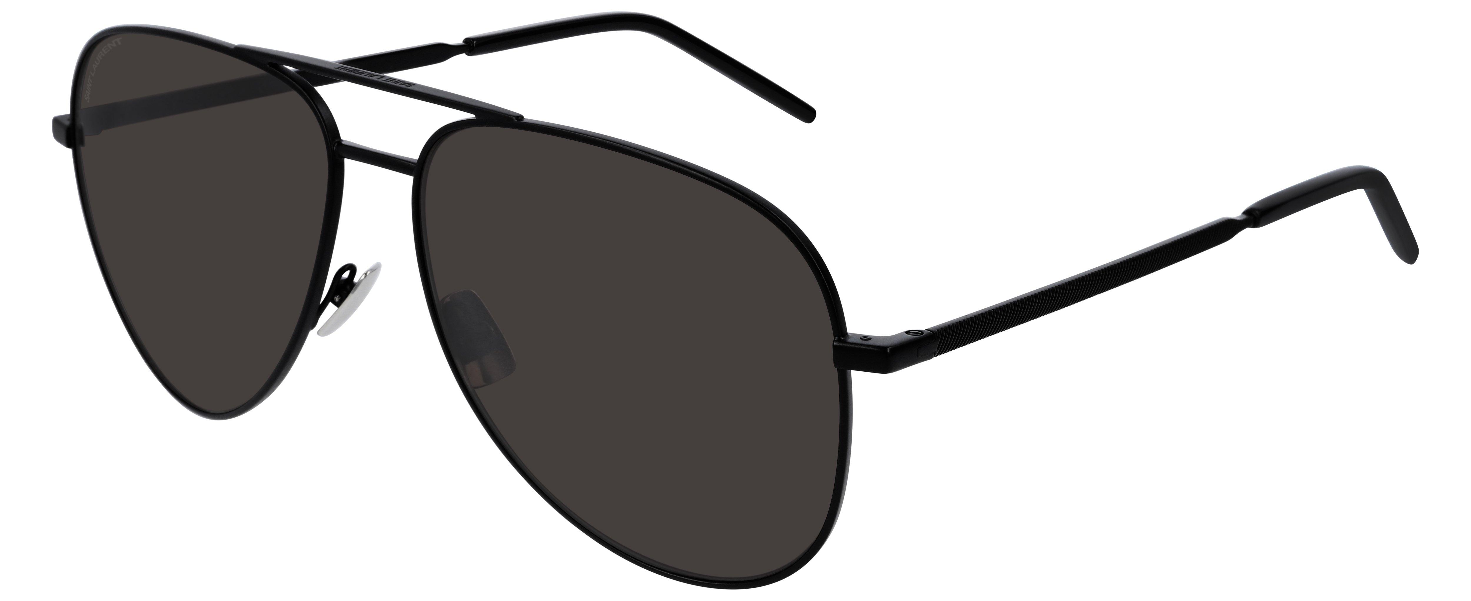 saint laurent black aviators