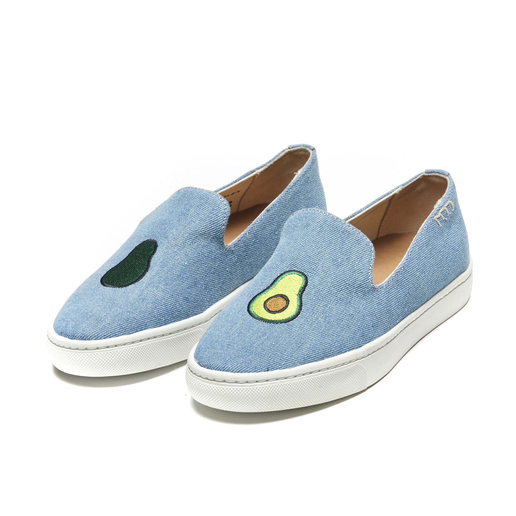 soludos sneakers soludos jason polan avocado embroidered denim slip on soludos sneakers soludos jason polan avocado embroidered denim slip on