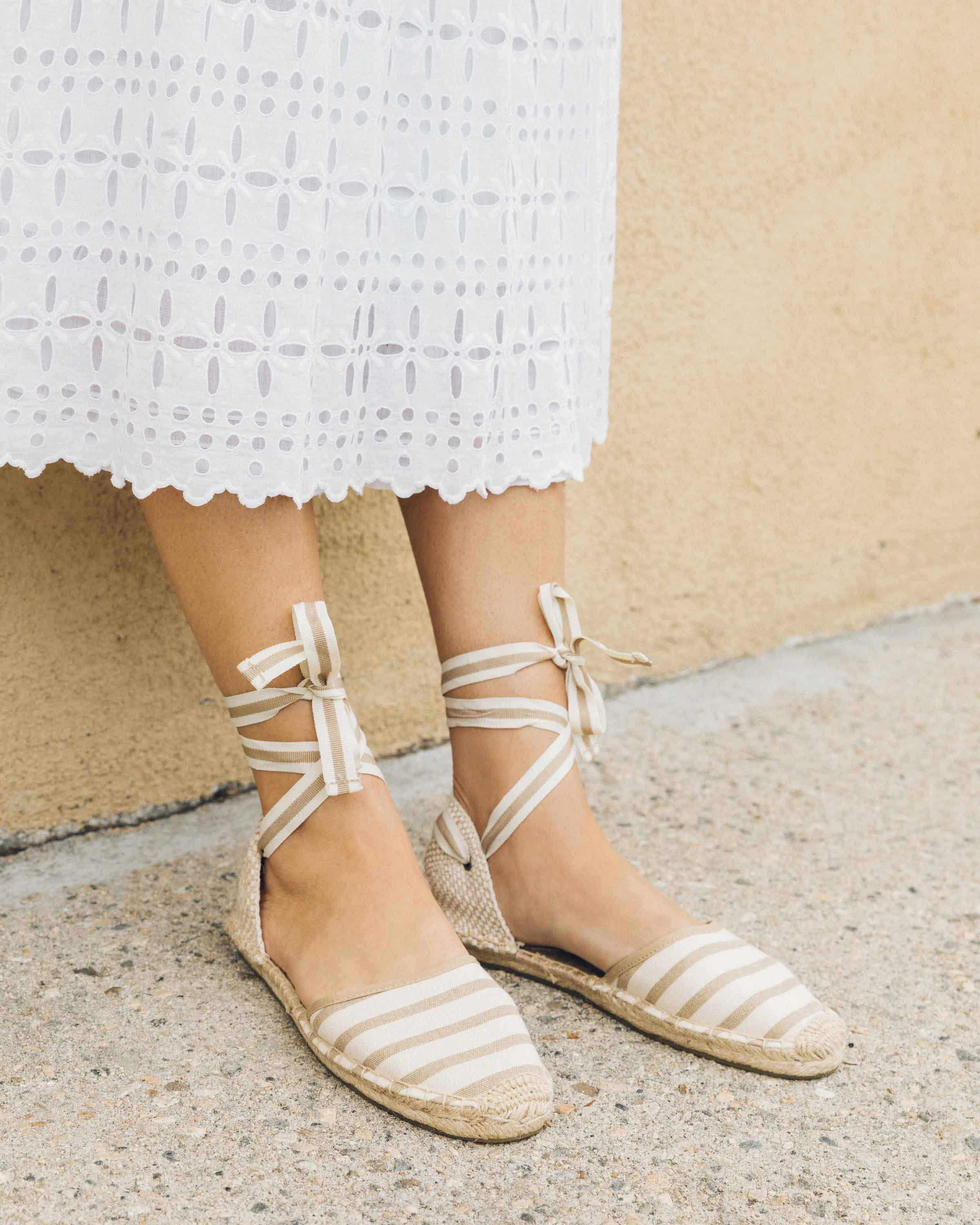 Soludos Classic Striped Sandal - Lyst