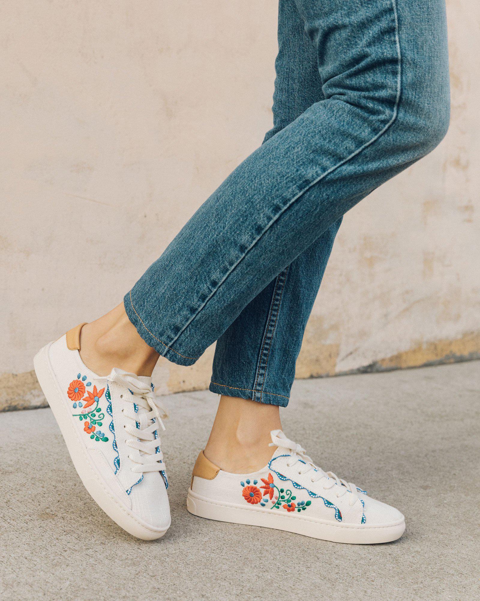 Soludos Ibiza Embroidered Sneaker in 